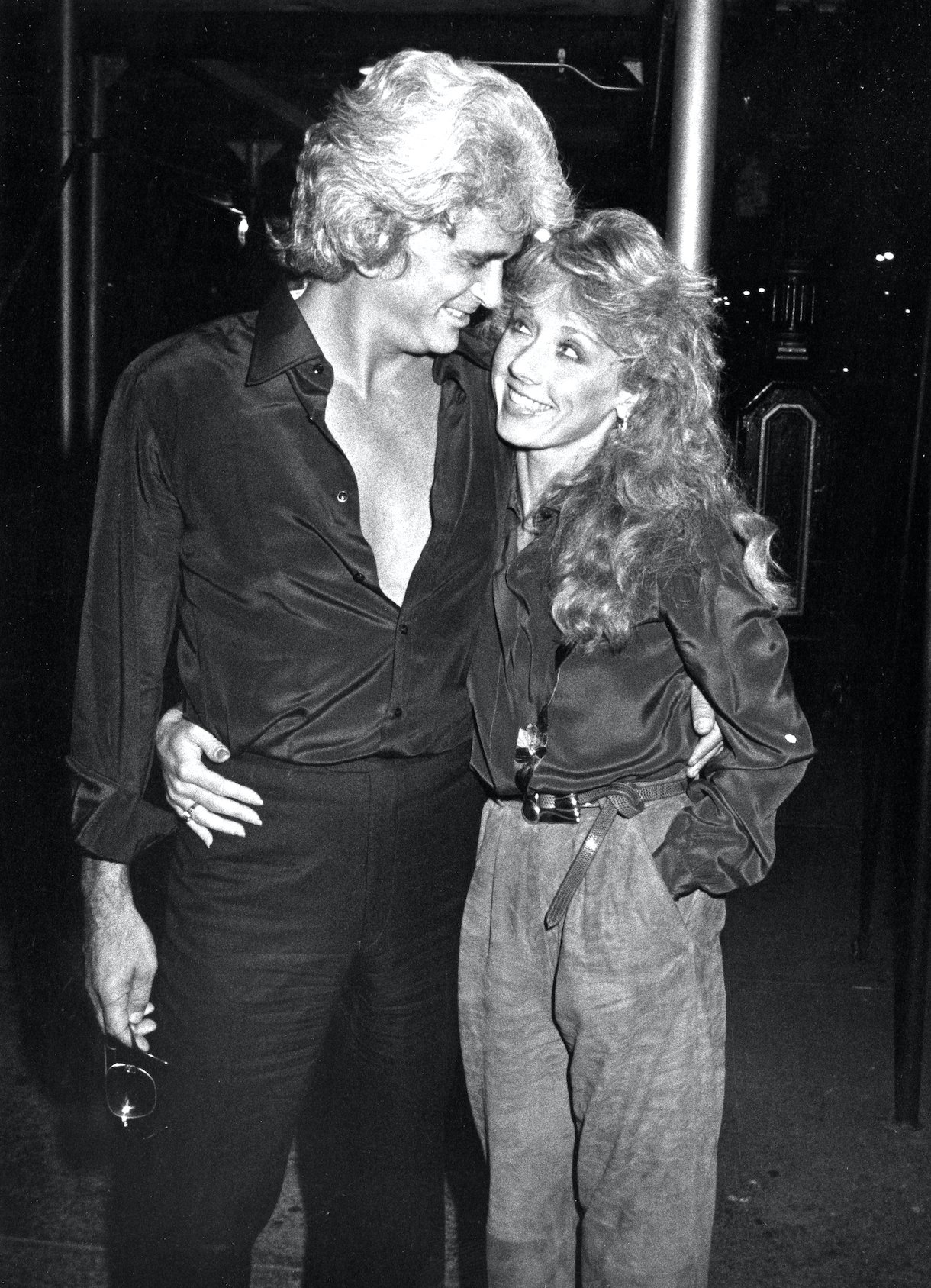 Michael Landon and wife Cindy Clerico sighted on November 21, 1982