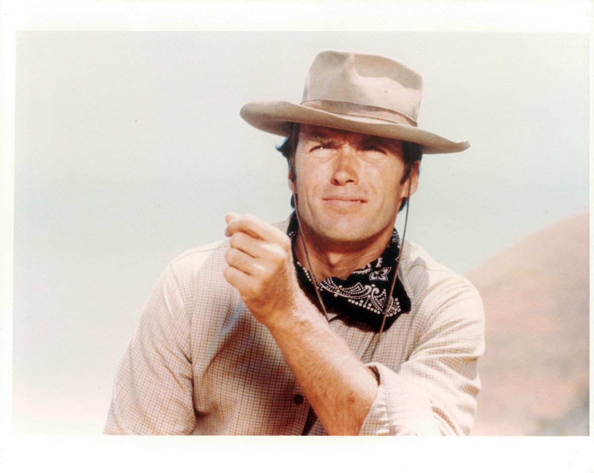 Clint Eastwood in a scene from the television series 'Rawhide', Circa 1962.