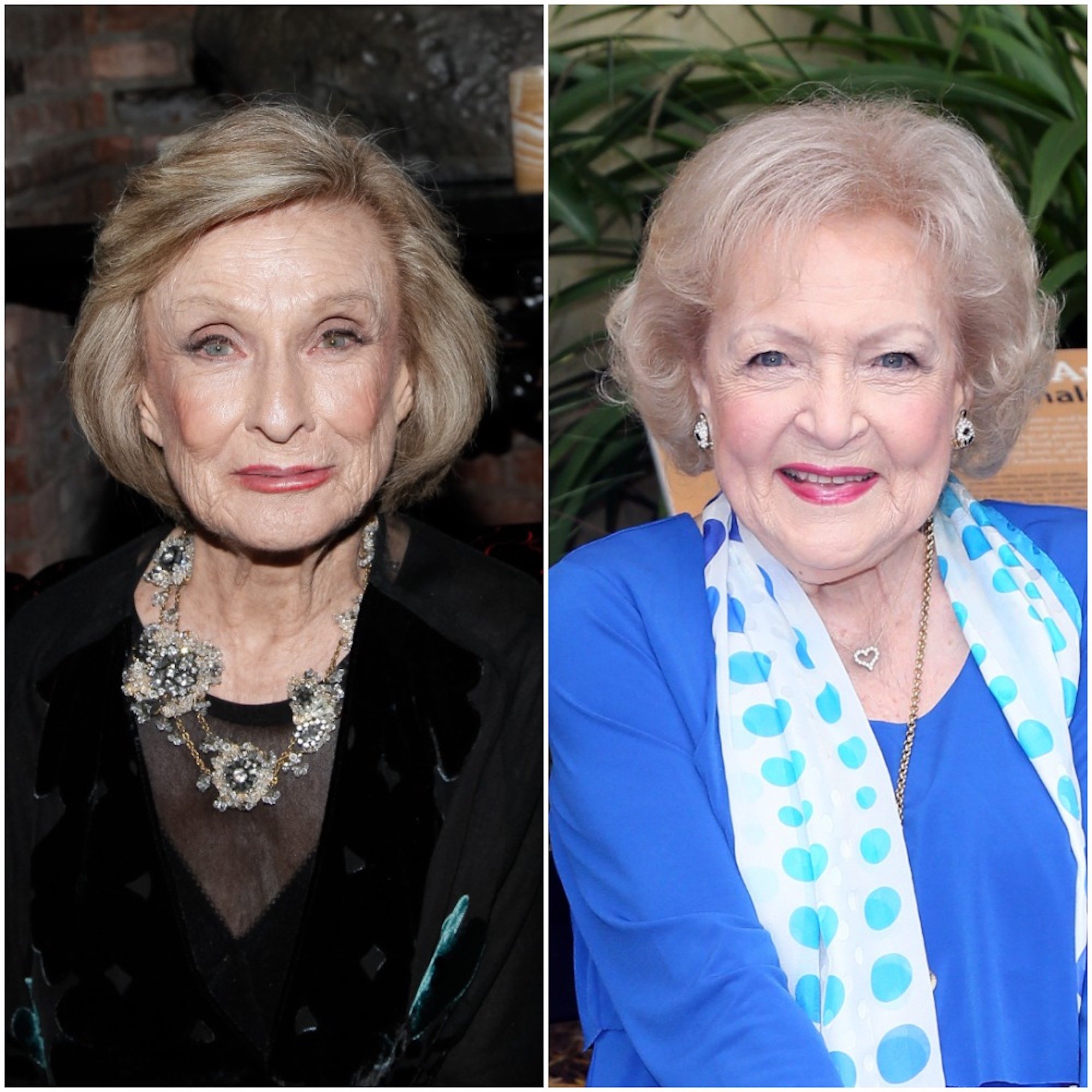 Cloris Leachman and Betty White