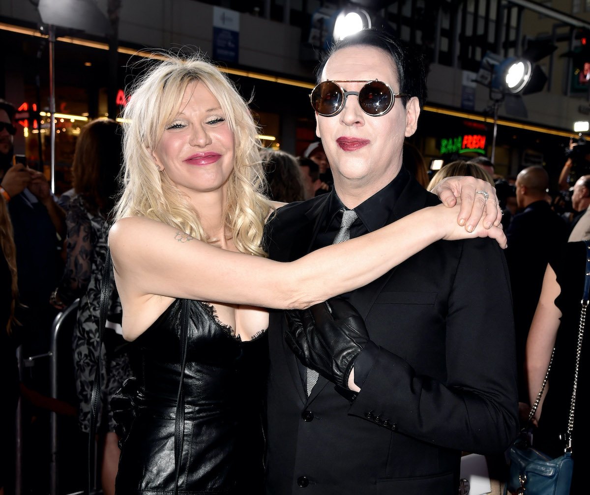Courtney Love and Marilyn Manson