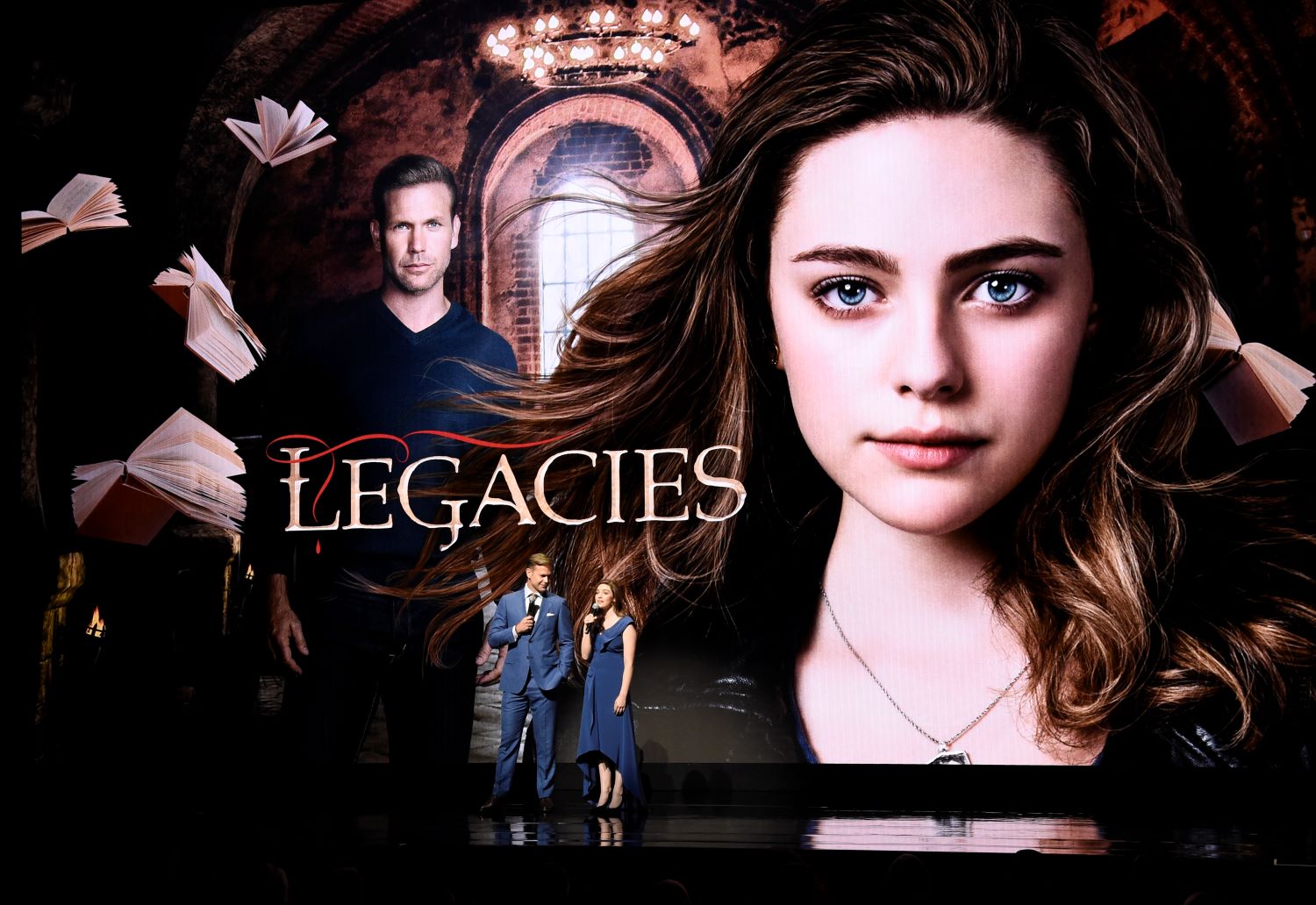 Danielle Rose Russell and Matt Davis of 'Legacies'