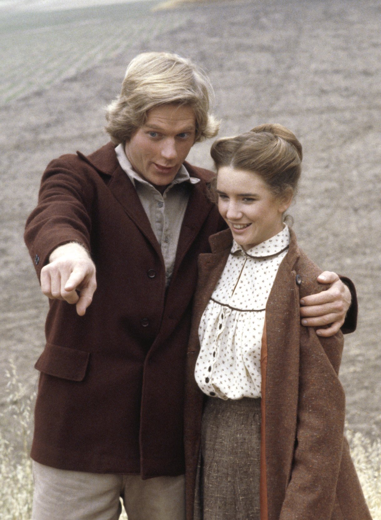 Dean Butler as Almanzo James Wilder, Melissa Gilbert as Laura Elizabeth Ingalls Wilder