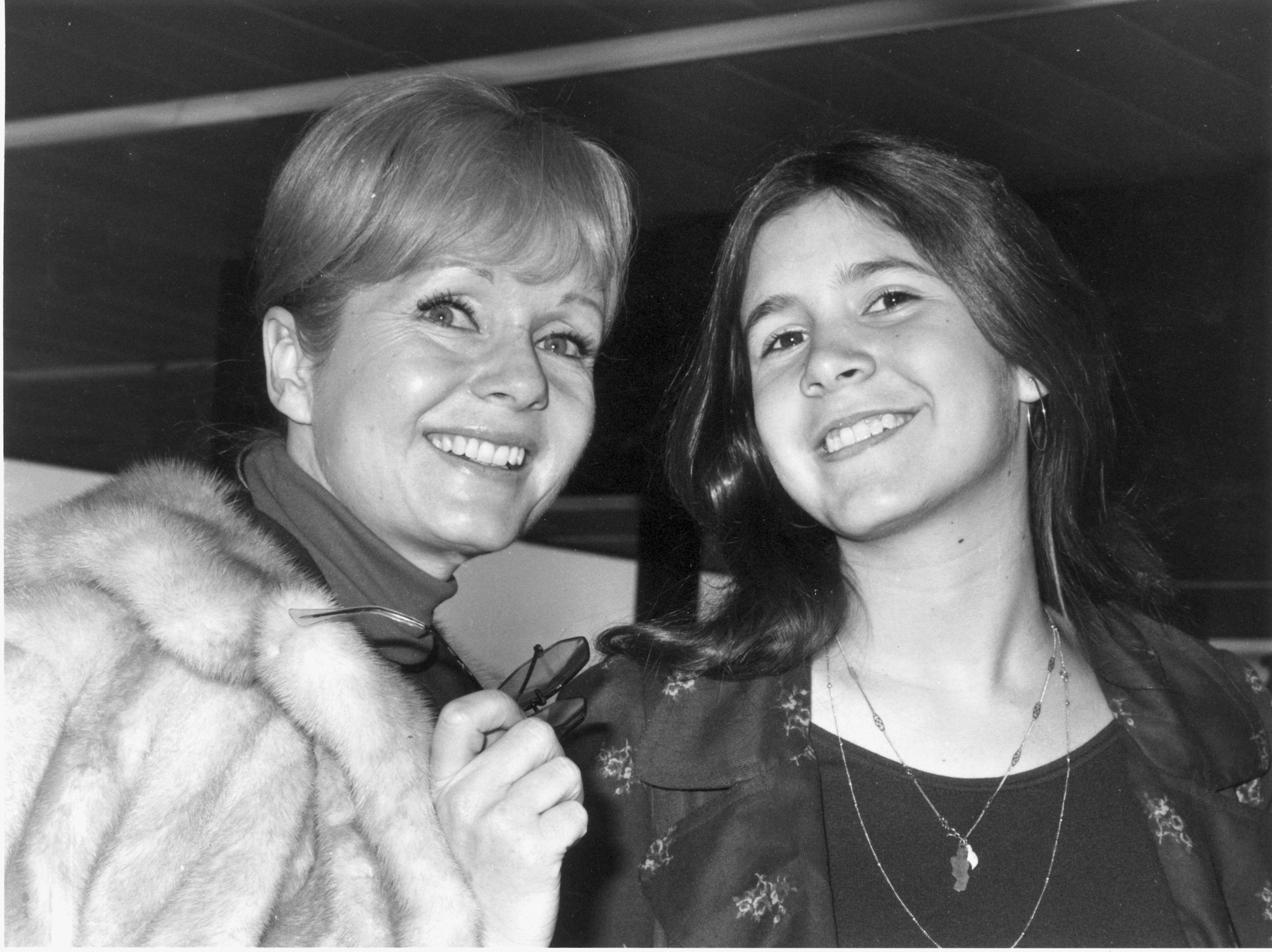 Debbie Reynolds and Carrie Fisher