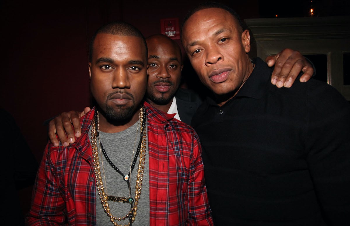 Kanye West, Steve Stoute and Dr. Dre