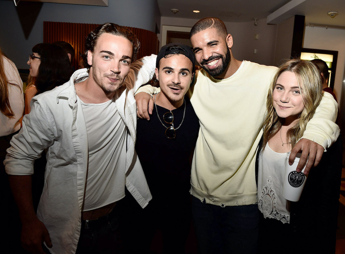 Drake with former 'Degrassi: The Next Generation' co-stars