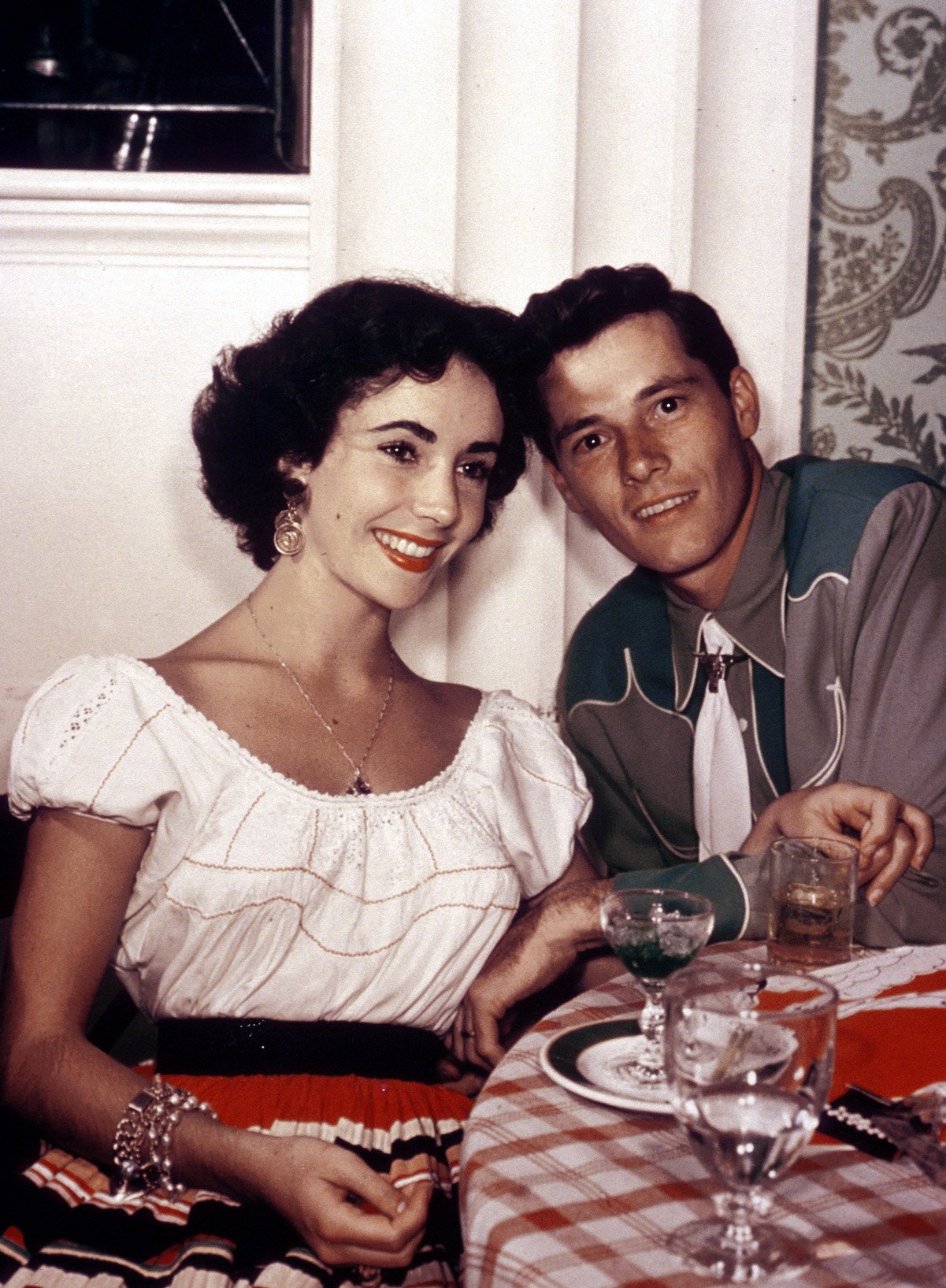 Elizabeth Taylor with her first husband, Conrad 'Nicky' Hilton 