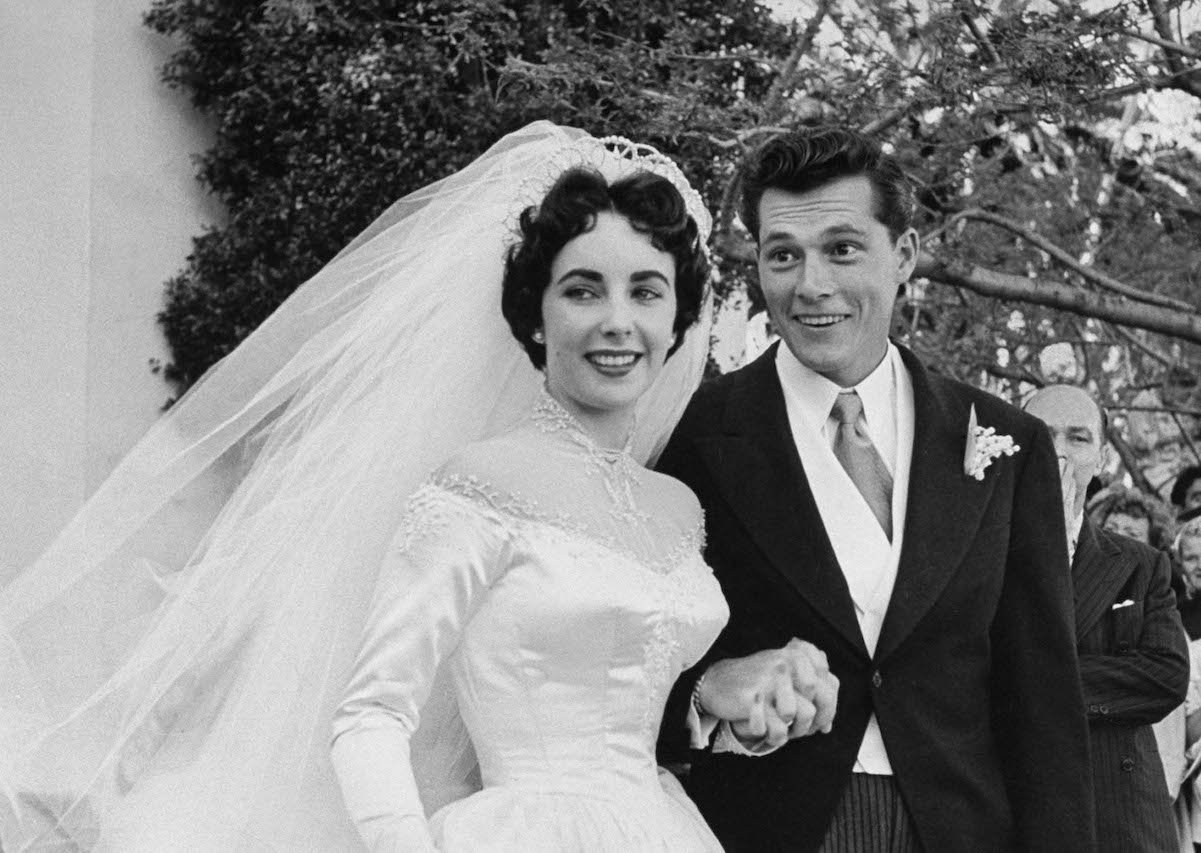 Elizabeth Taylor and Conrad Hilton