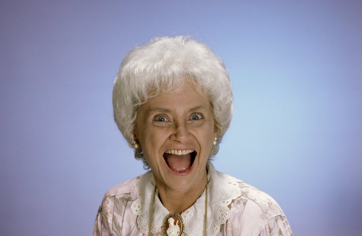 Estelle Getty as Sophia Petrillo on 'The Golden Girls'