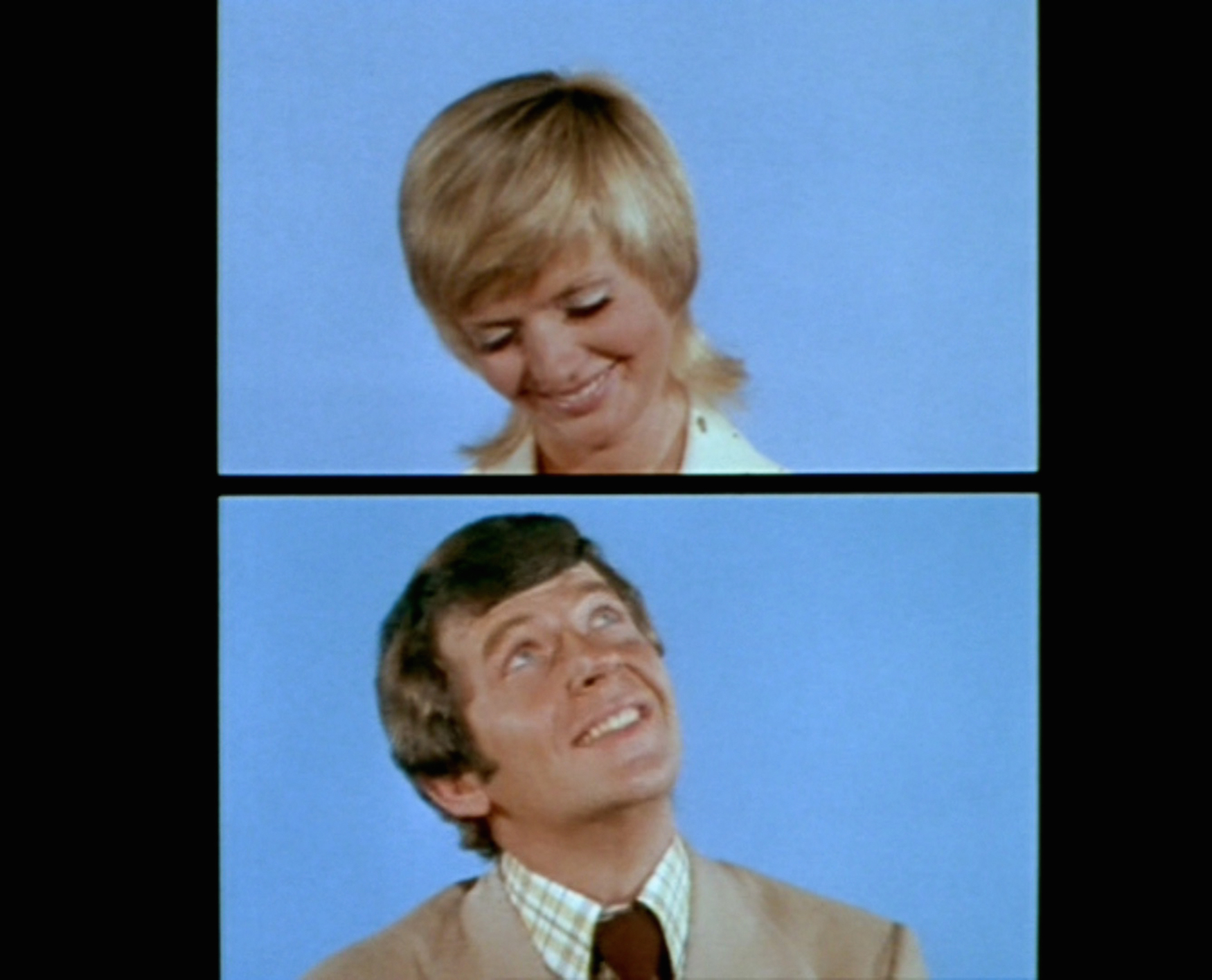 Florence Henderson as Carol Brady and Robert Reed as Mike Brady in the opening sequence of 'The Brady Bunch'  
