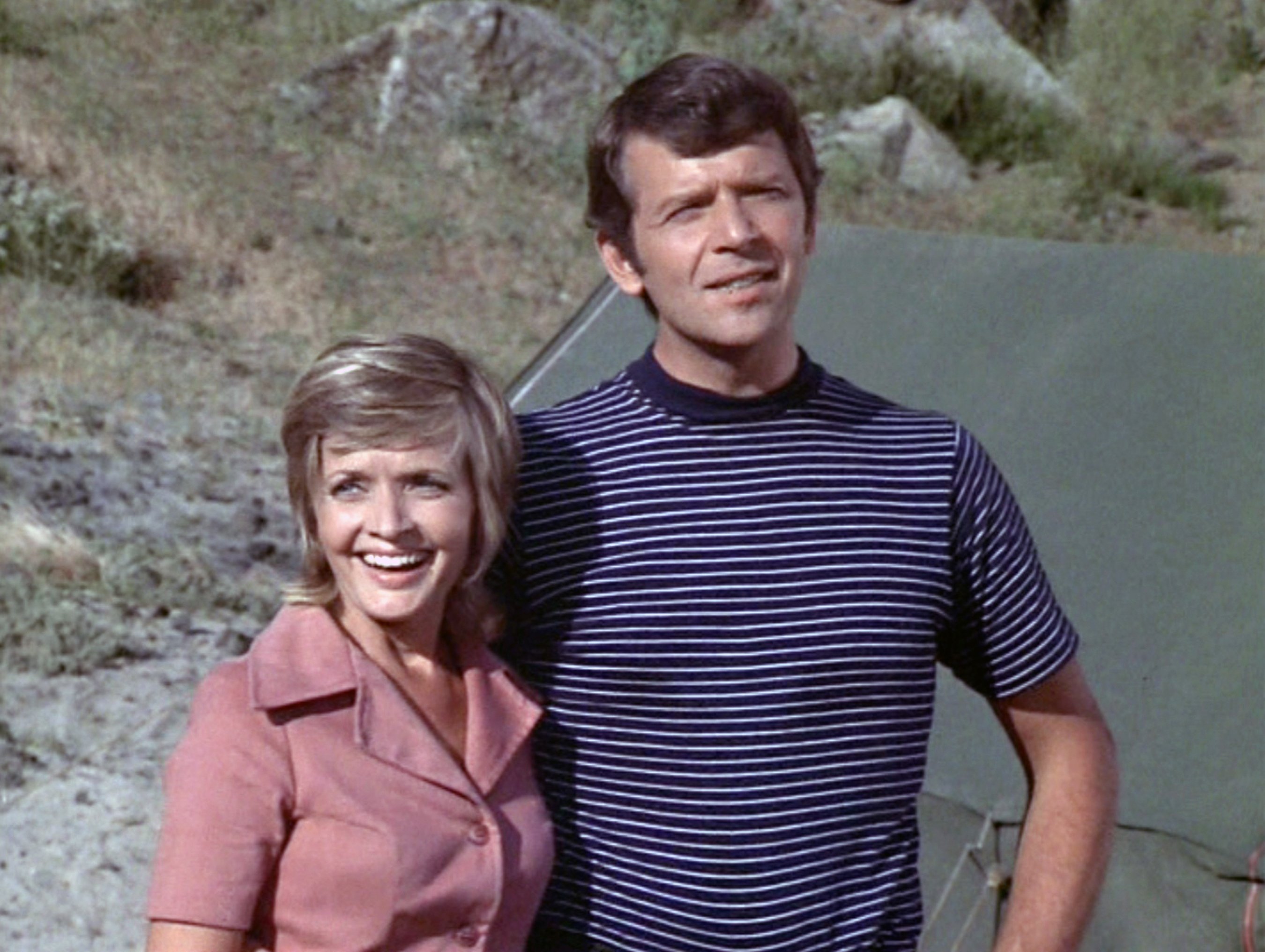 Florence Henderson and Robert Reed of 'The Brady Bunch' 