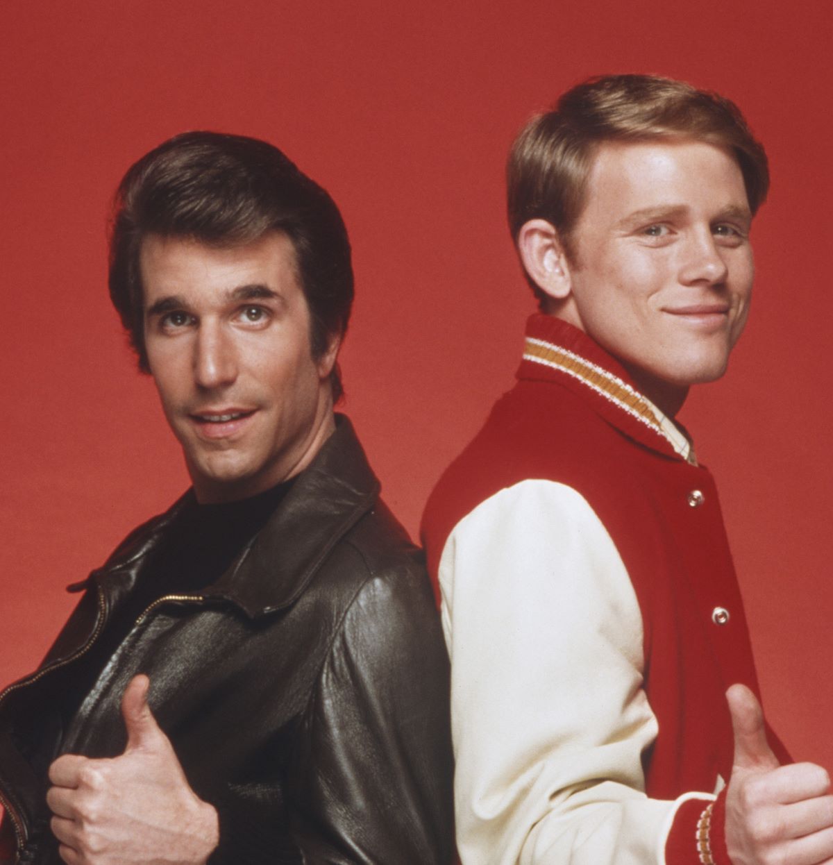 Henry Winkler and Ron Howard