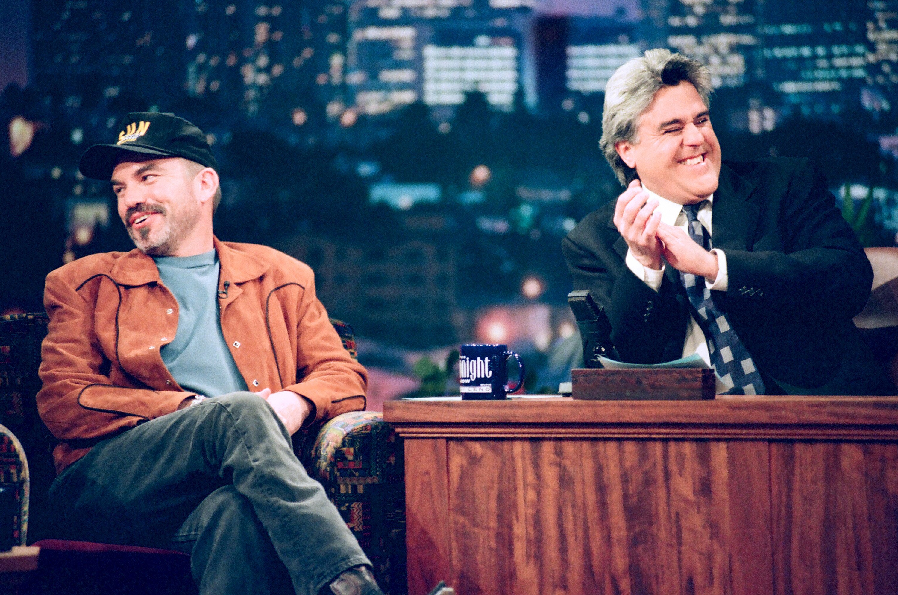 Billy Bob Thornton visiting 'The Tonight Show With Jay Leno' in 1997