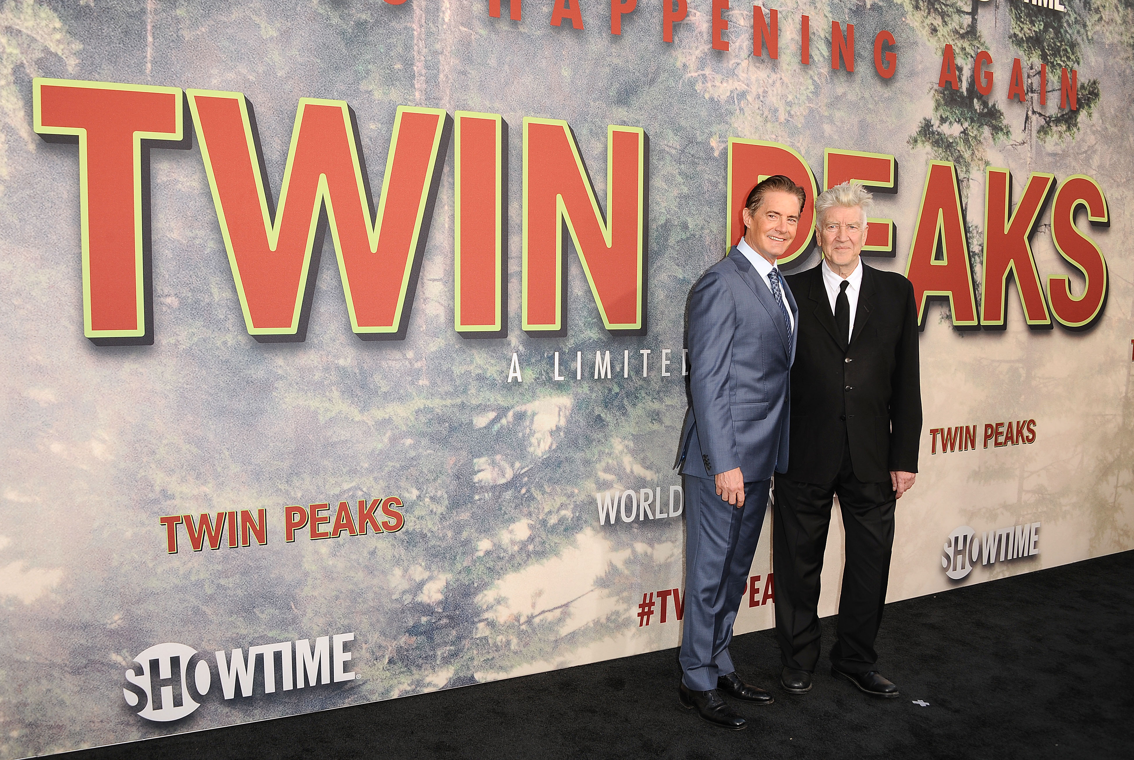 Kyle MacLachlan and David Lynch attend the premiere of "Twin Peaks: The Return."