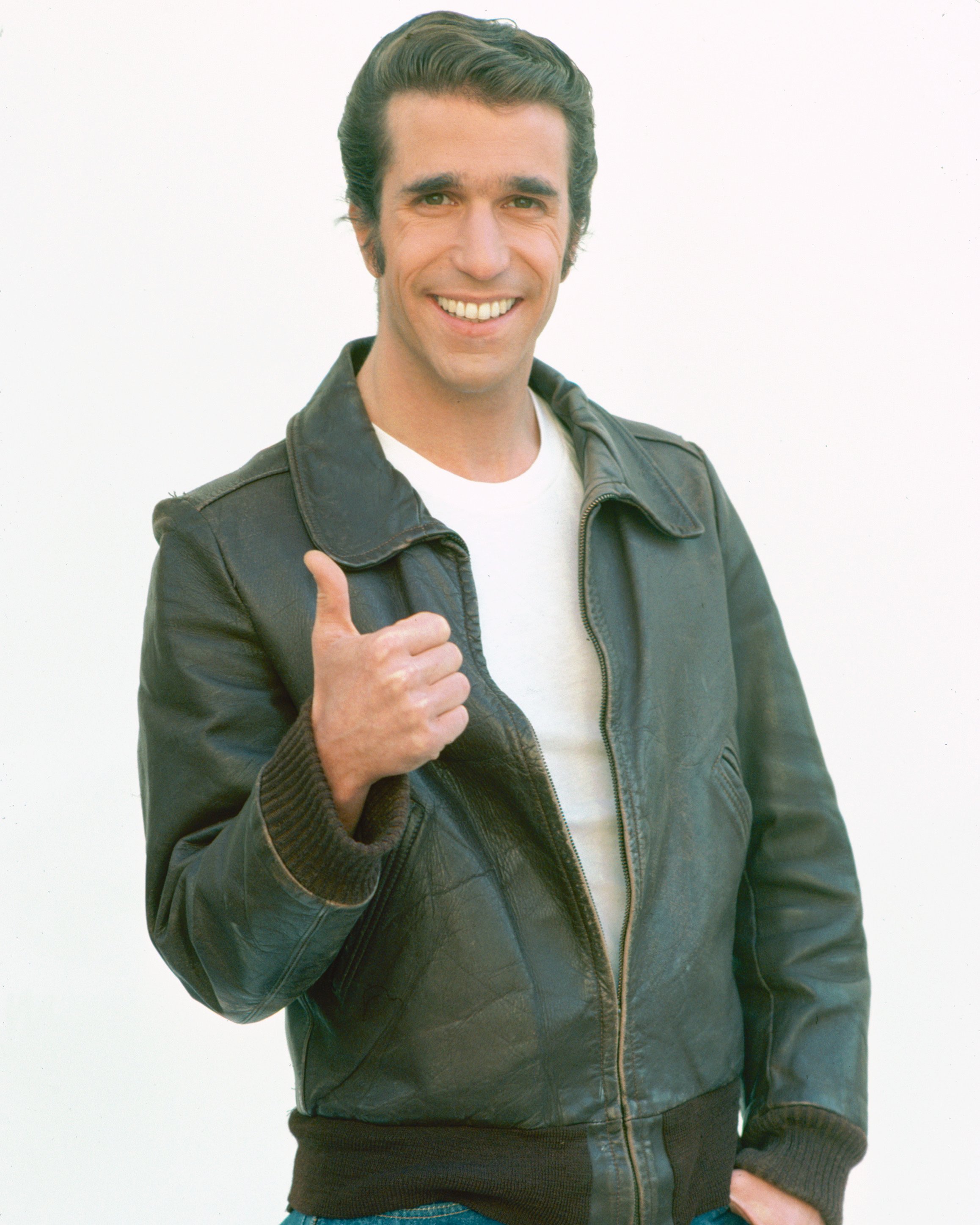 Henry Winkler as Arthur 'The Fonz' Fonzarelli on 'Happy Days,' 1975