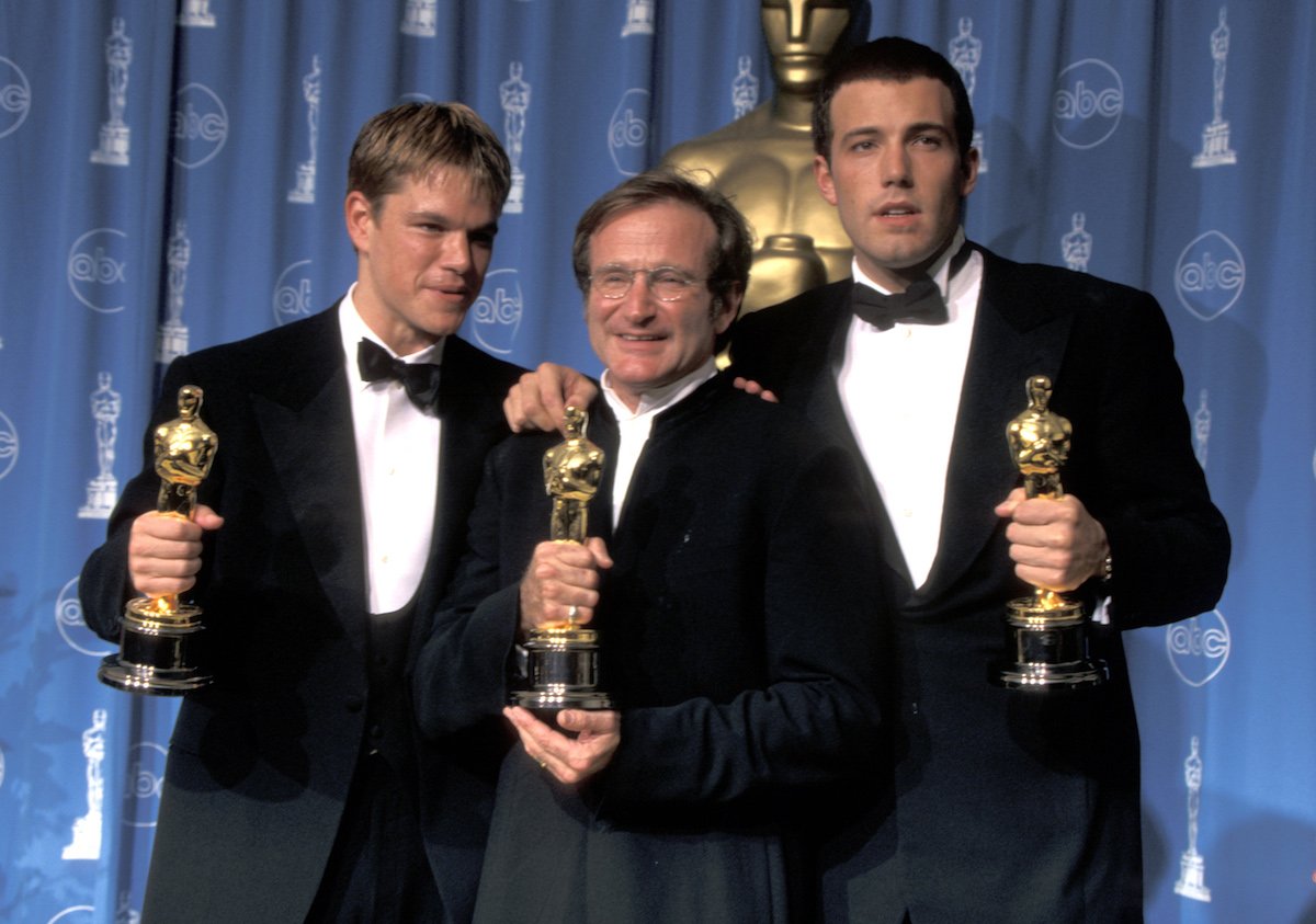 Matt Damon, Robin Williams and Ben Affleck