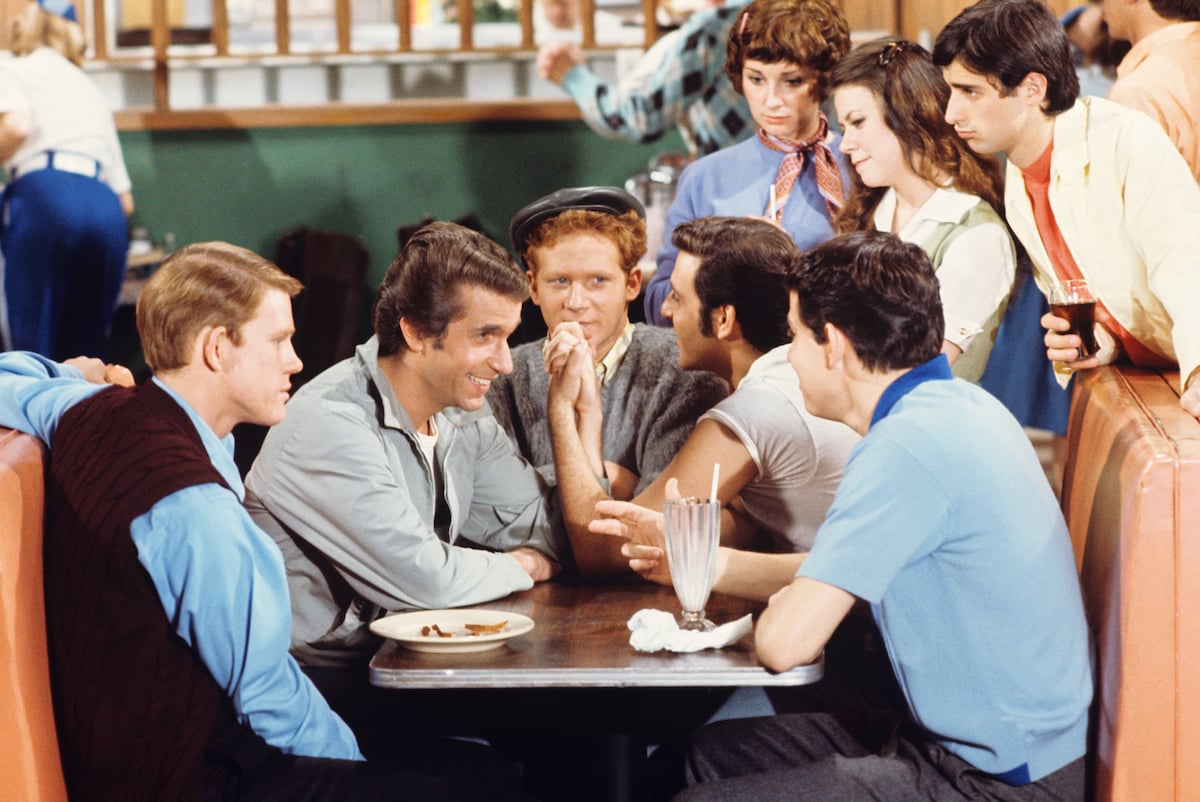 Ron Howard, Henry Winkler, Donny Most, Anson Williams on 'Happy Days'