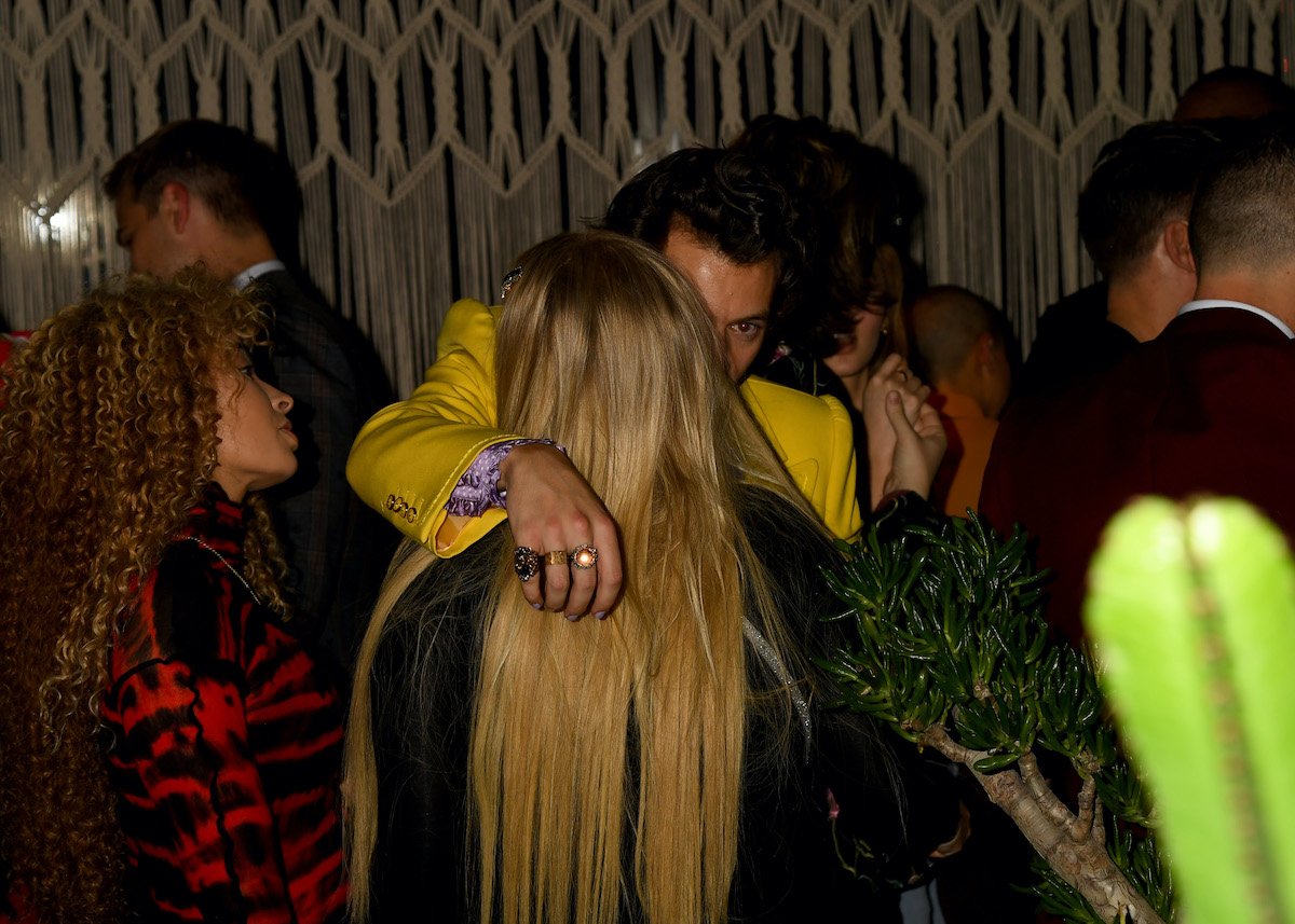 Harry Styles at a party