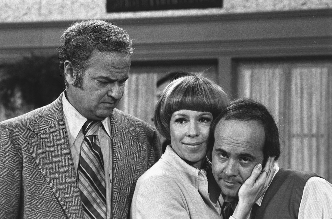 Harvey Korman, Carol Burnett, and Tim Conway of 'The Carol Burnett Show' 