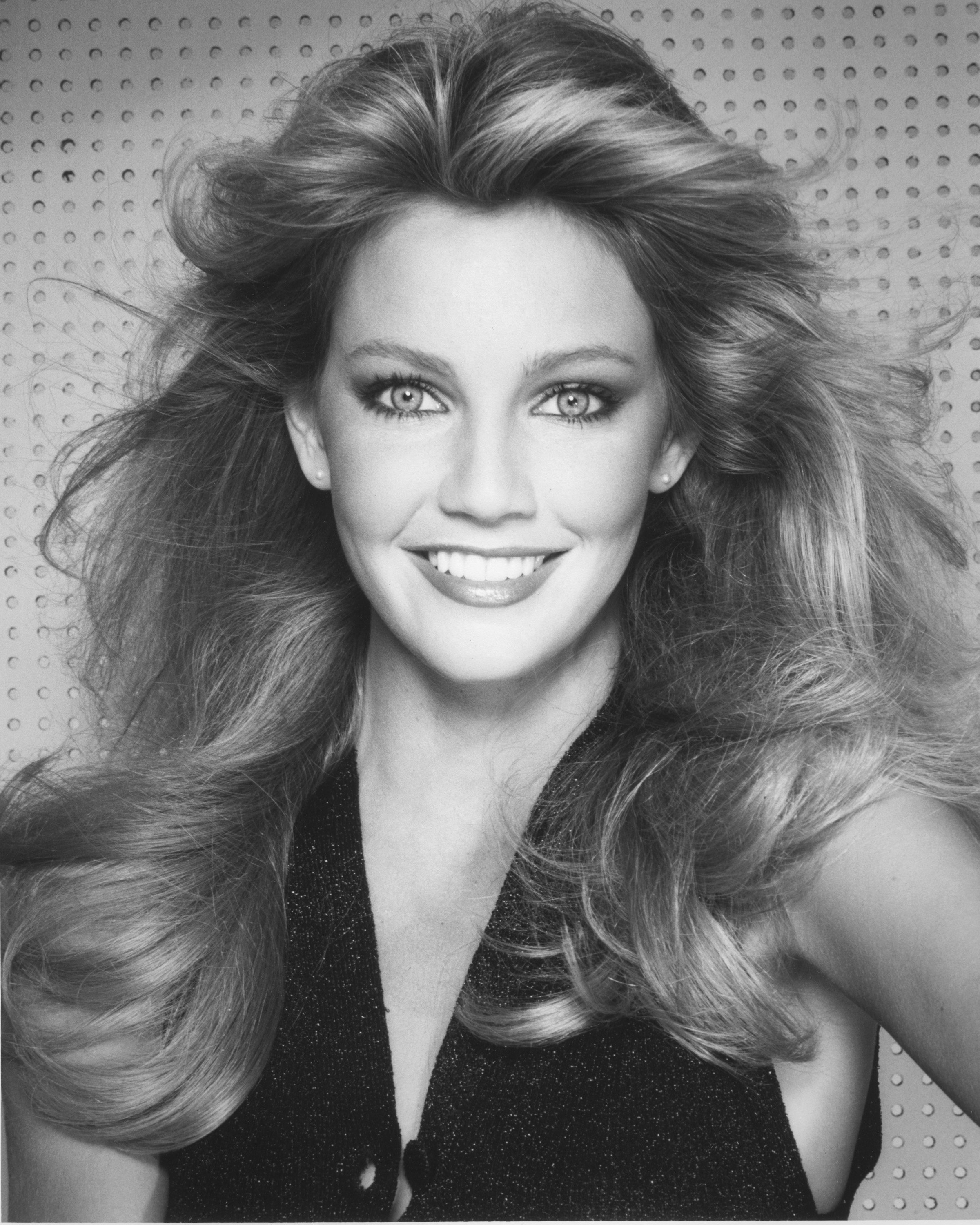 Heather Locklear poses for a Fashion/portrait Session on February 2, 1981