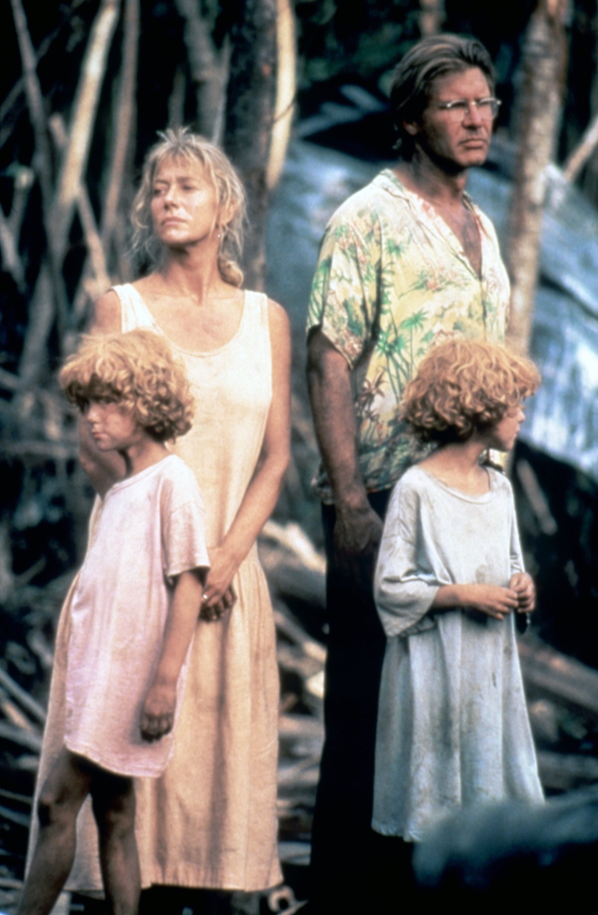 Helen Mirren and Harrison Ford in 'The Mosquito Coast'