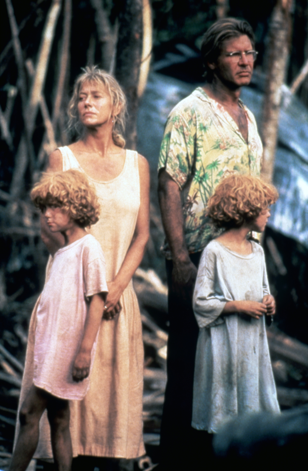 Helen Mirren and Harrison Ford in 'The Mosquito Coast'