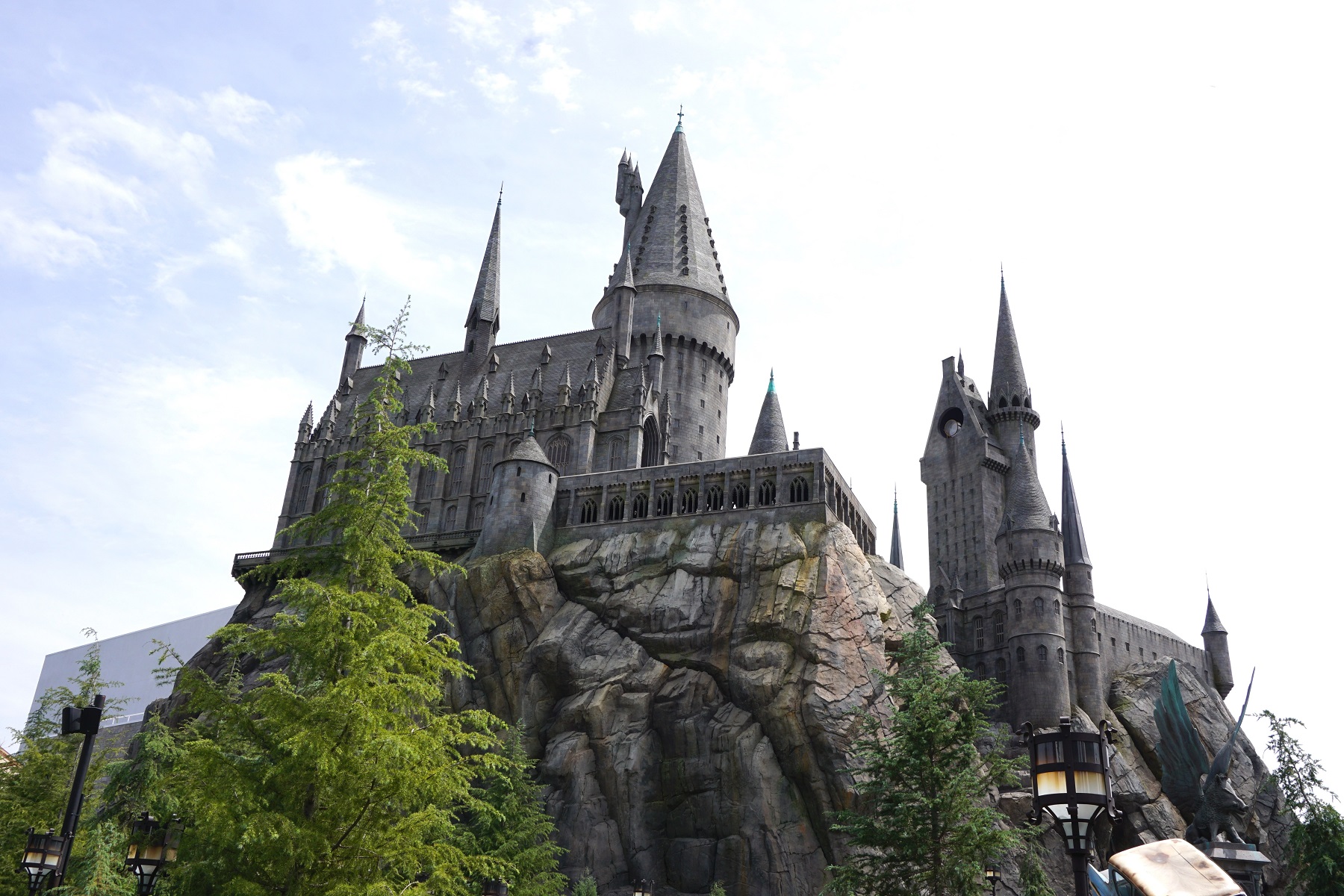 Hogwarts as seen at the Wizarding World of Harry Potter at Universal Studios Hollywood