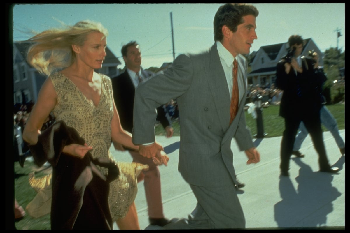 John F. Kennedy Jr. and Daryl Hannah on their way to wedding