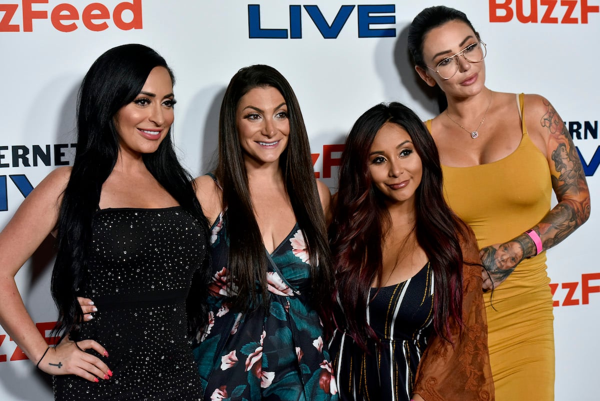 Angelina Pivarnick, Jenni 'JWoww' Farley, Deena Cortese, and Nicole 'Snooki' Polizzi