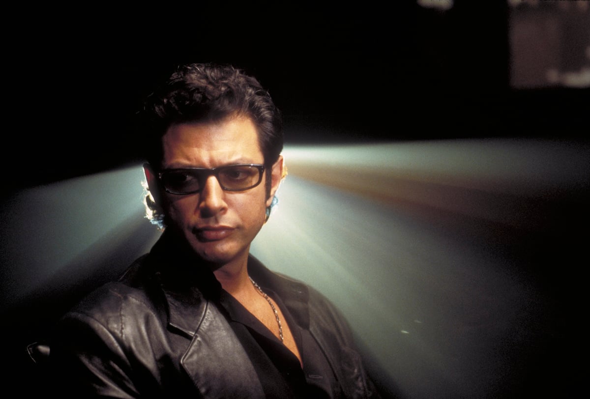 Jeff Goldblum as Dr. Ian Malcolm in a scene from the film 'Jurassic Park', 1993.