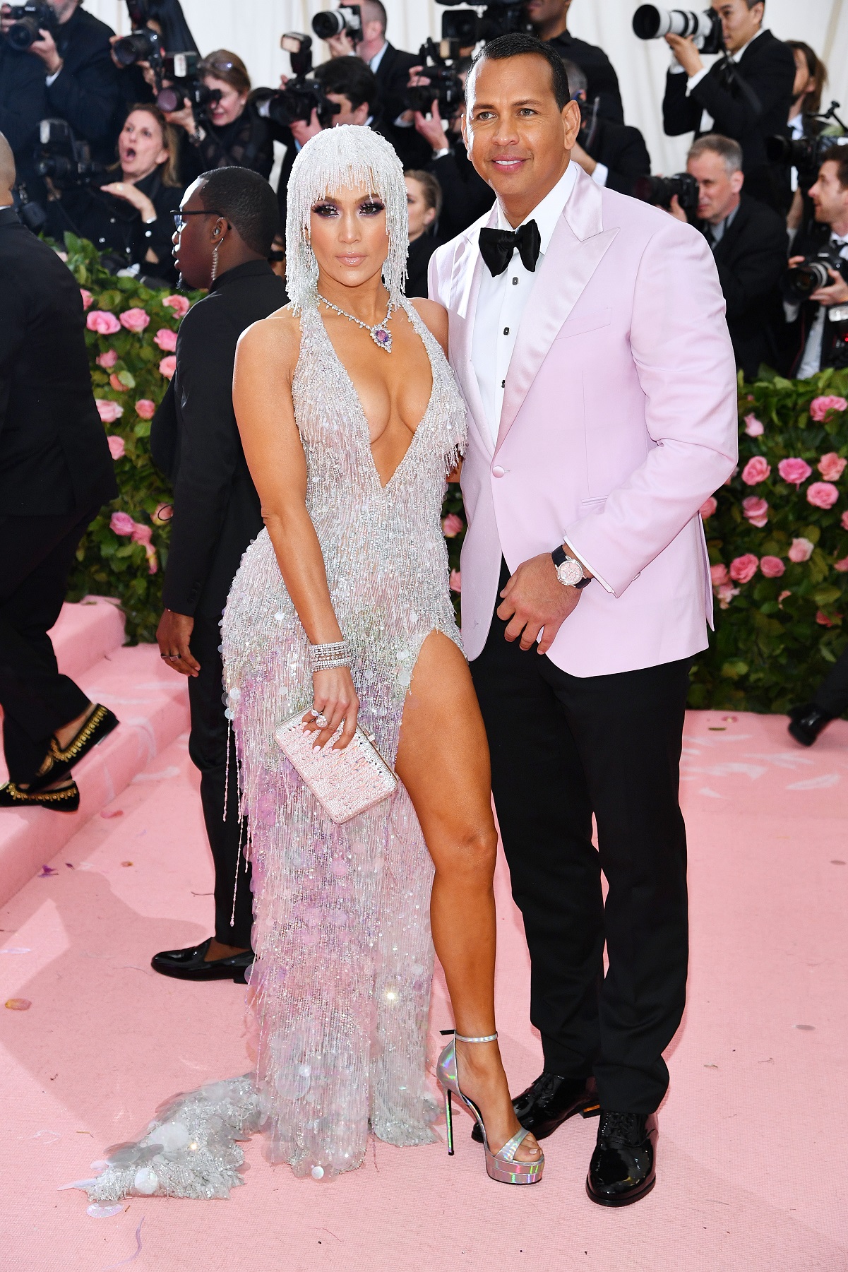 Jennifer Lopez and Alex Rodriguez attend The 2019 Met Gala