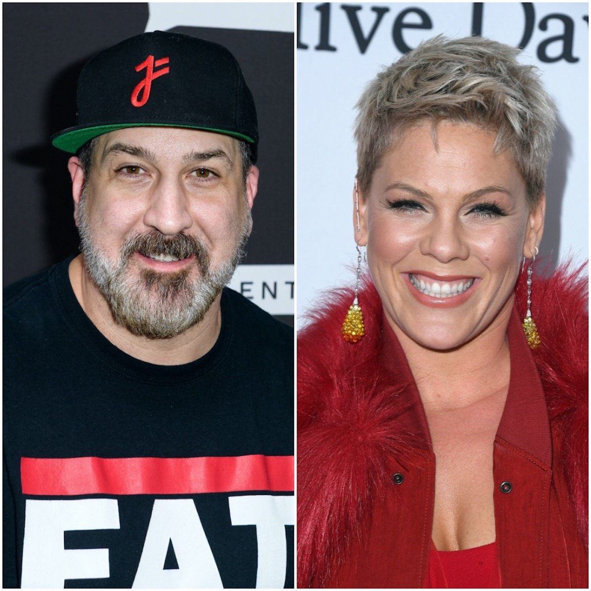 Joey Fatone and Pink