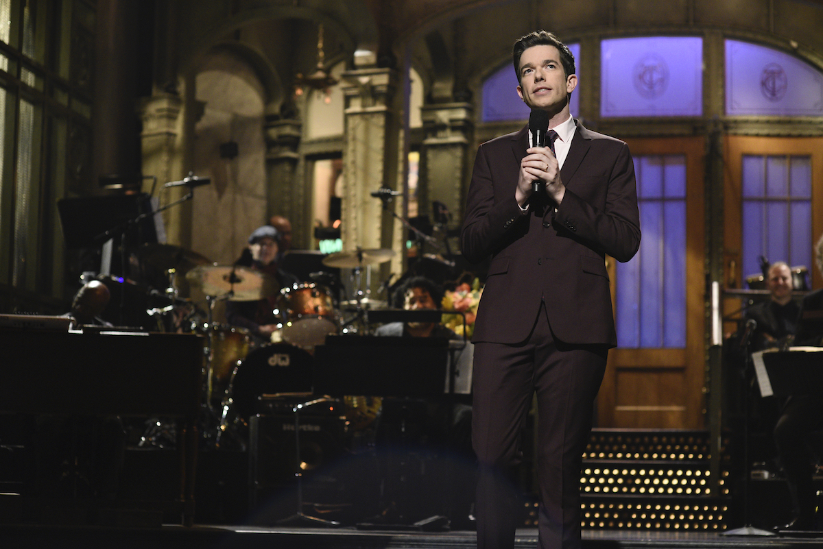 Host John Mulaney during the monologue on 'Saturday Night Live'