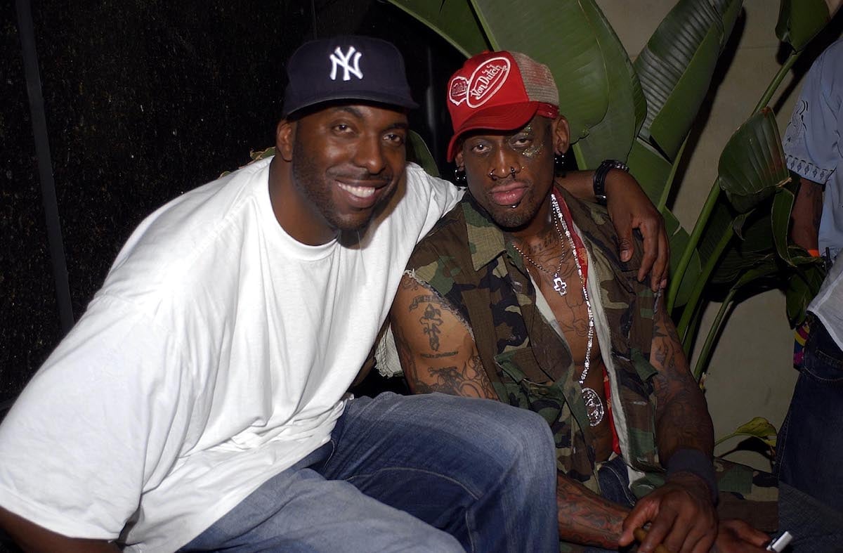 John Salley and Dennis Rodman