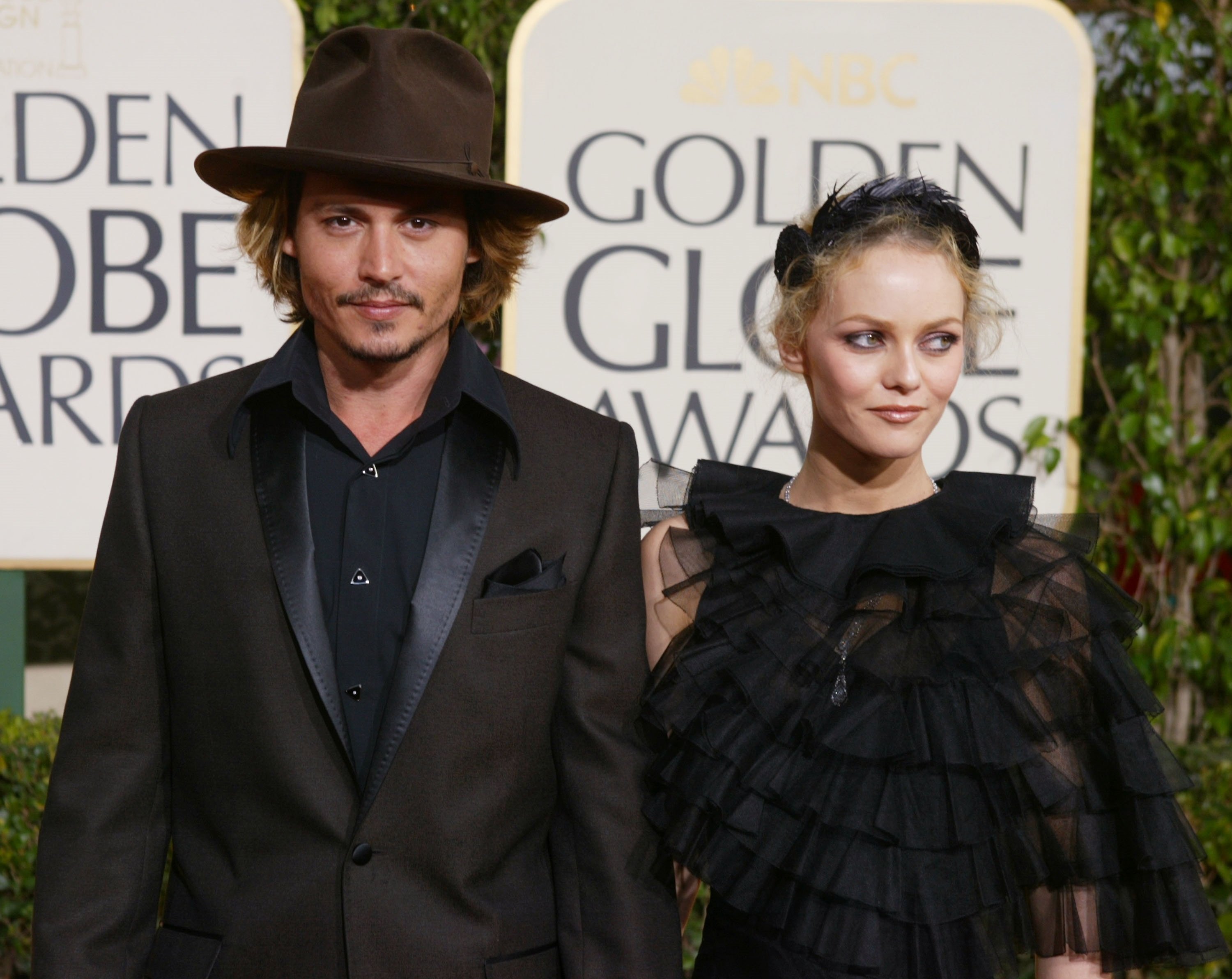 Actor Johnny Depp and Vanessa Paradis