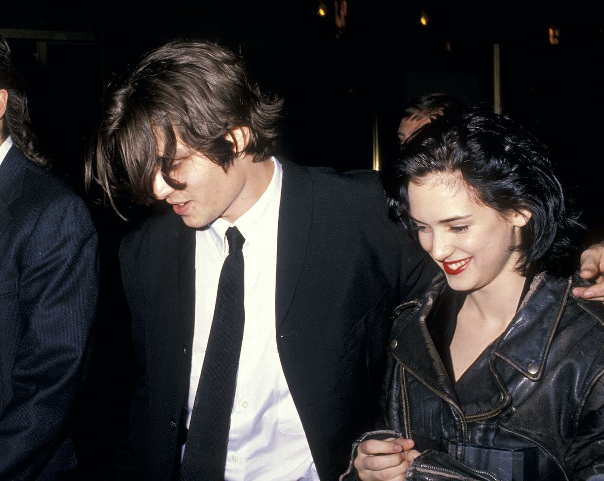 Johnny Depp and Winona in 1990
