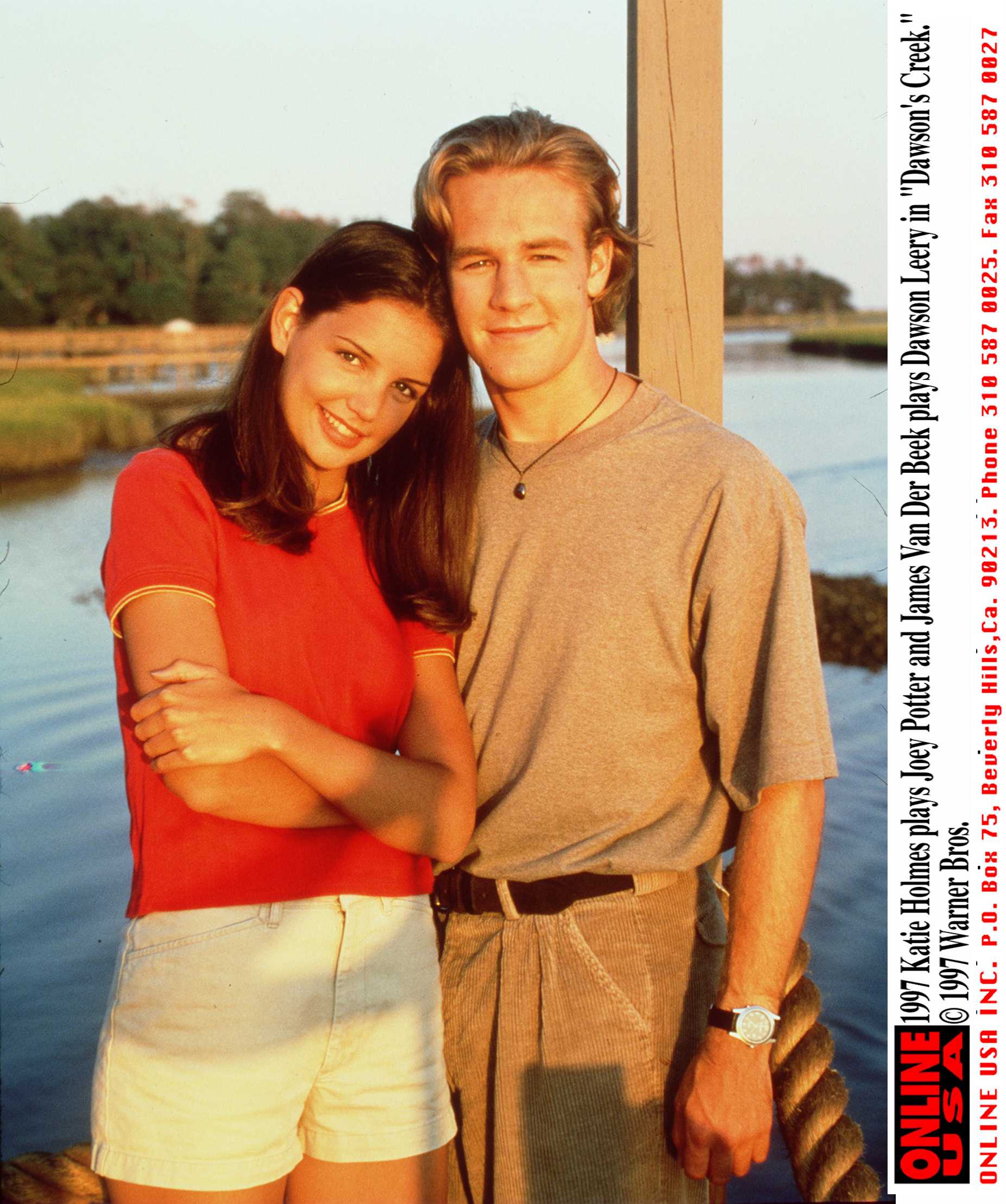 Katie Holmes and James Van Der Beek