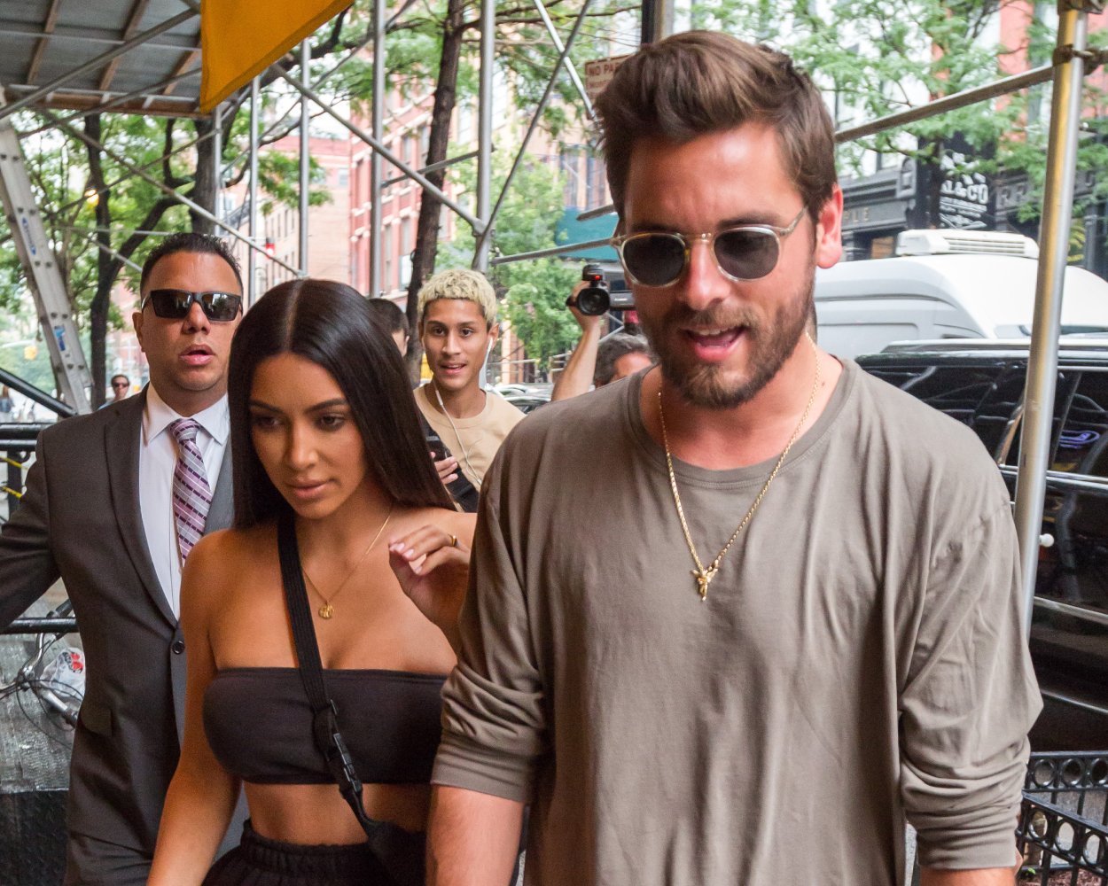 Kim Kardashian and Scott Disick seen having lunch together