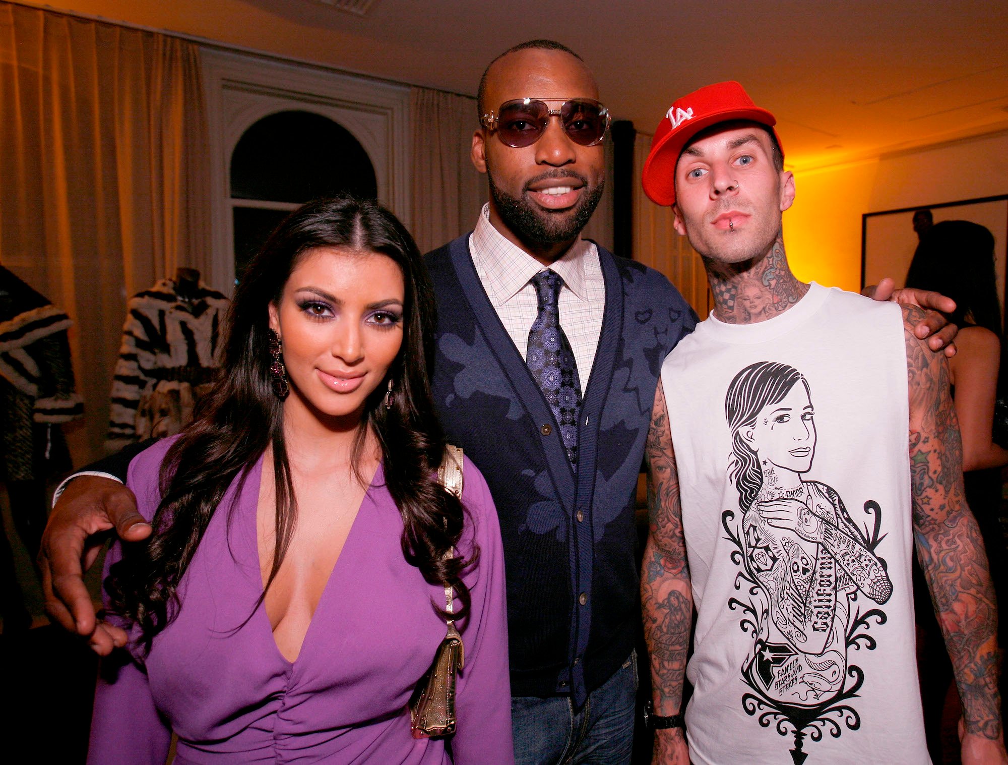 Kim Kardashian and Travis Barker