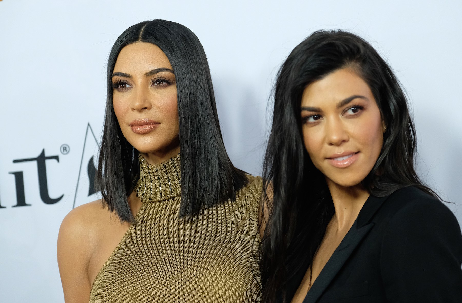 Kim Kardashian and Kourtney Kardashian