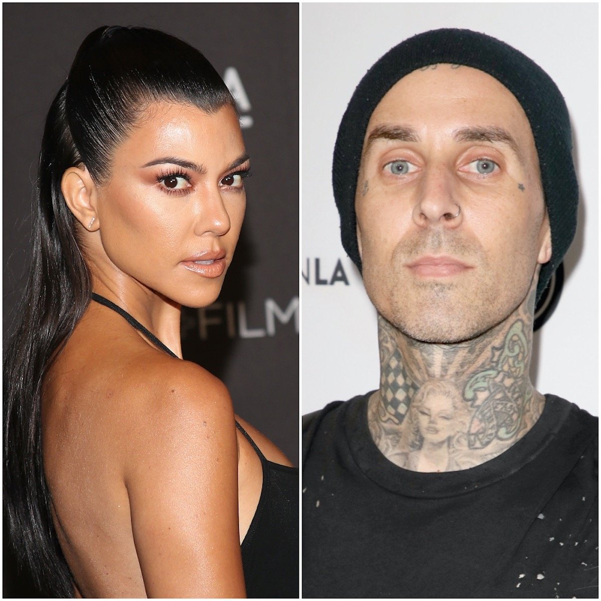 Kourtney Kardashian and Travis Barker