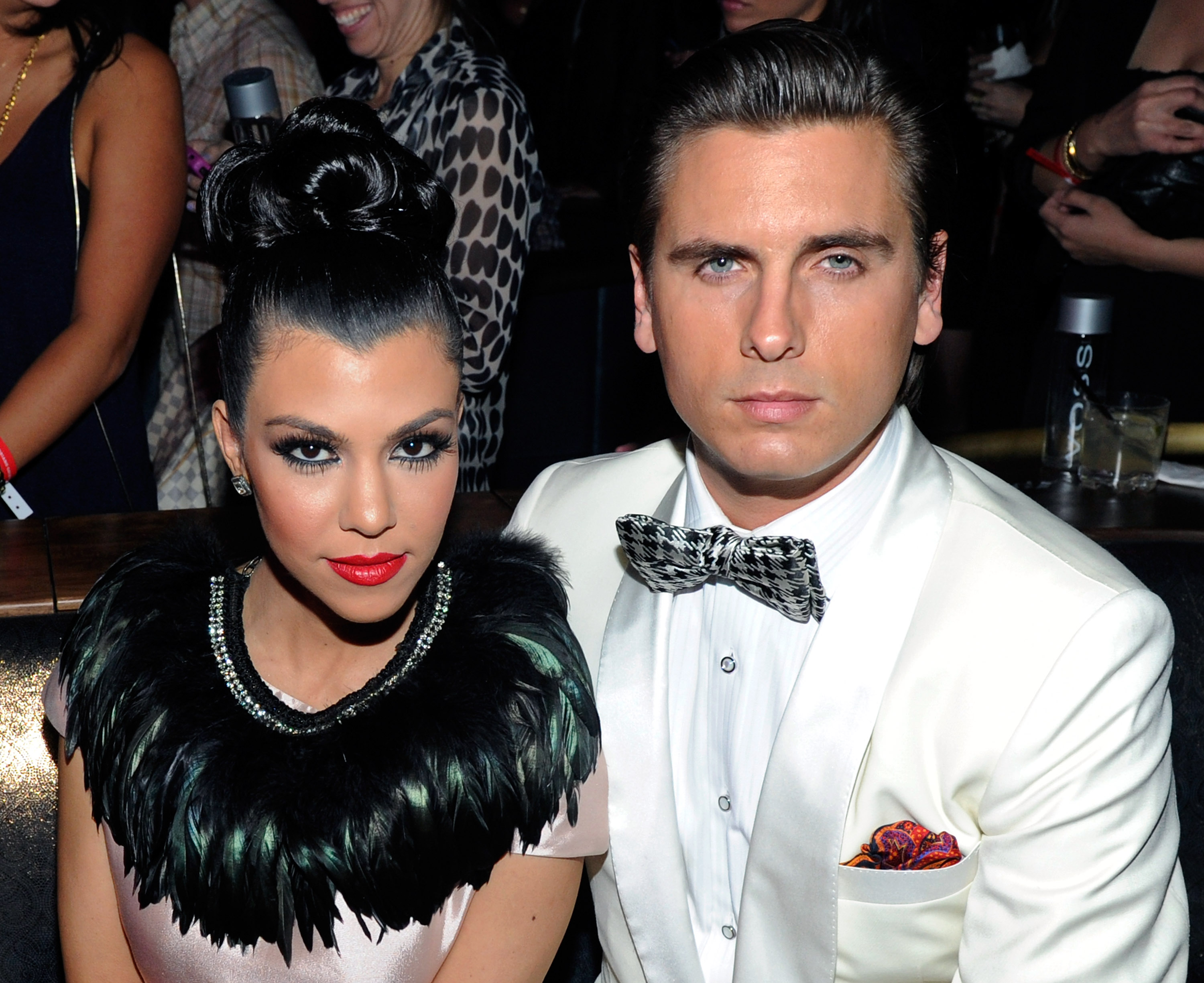 Kourtney Kardashian and Scott Disick attend the launch of 'Backstage Presents'