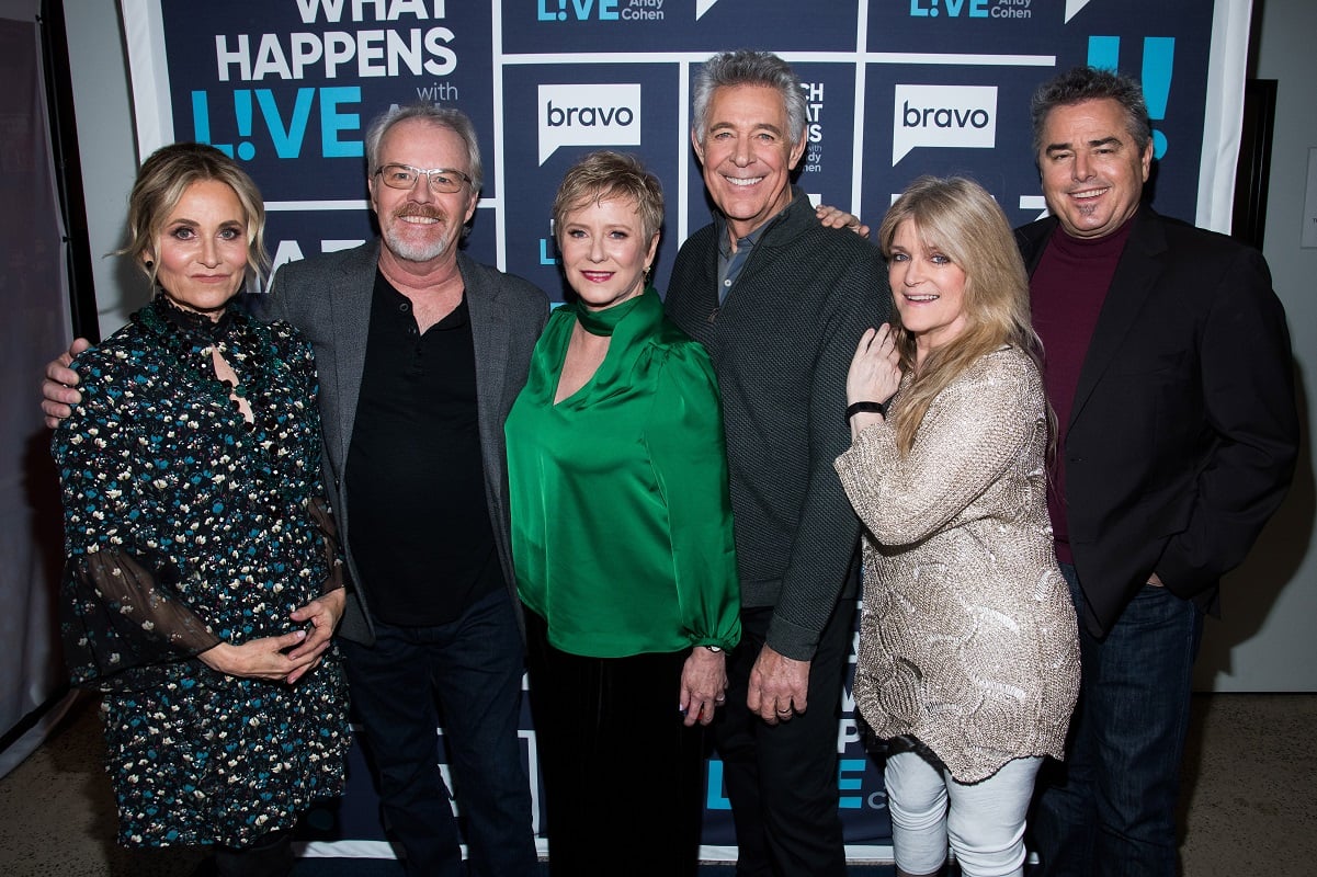 (L-R) Maureen McCormick, Mike Lookinland, Eve Plumb, Barry Williams, Susan Olsen, Christopher Knight