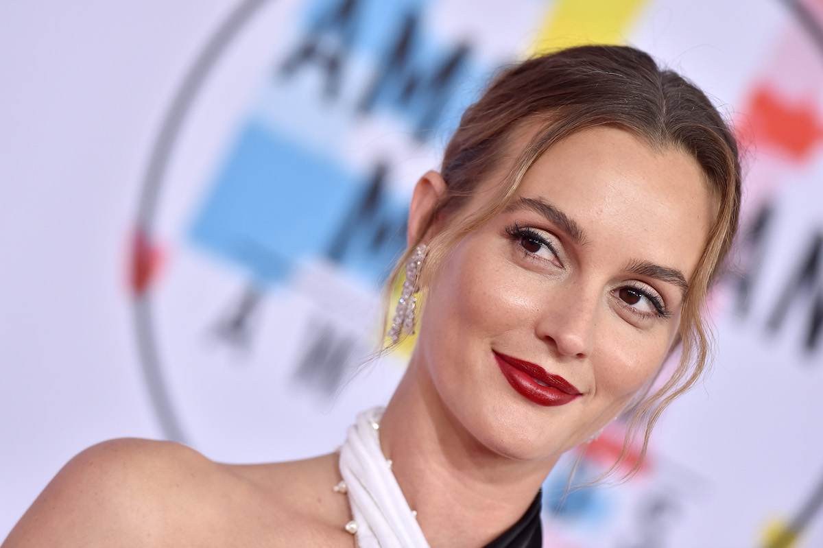 Leighton Meester attends the 2018 American Music Awards at Microsoft Theater on October 9, 2018 in Los Angeles, California.