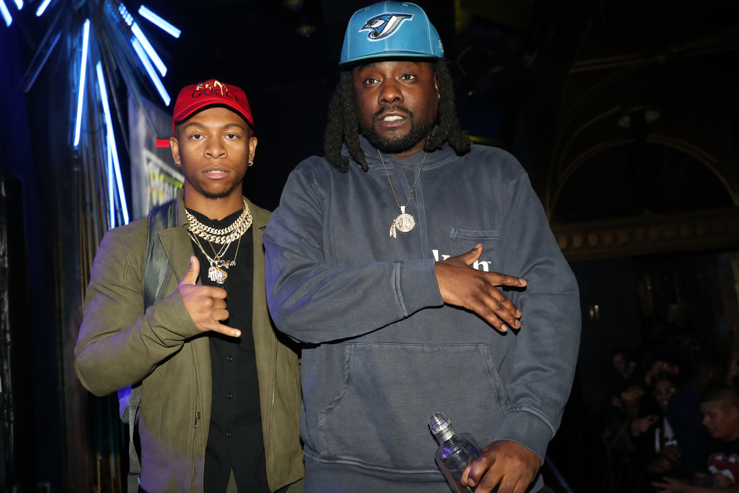 Lio Rush (L) and Wale attend Wale's 5th Annual WaleMania