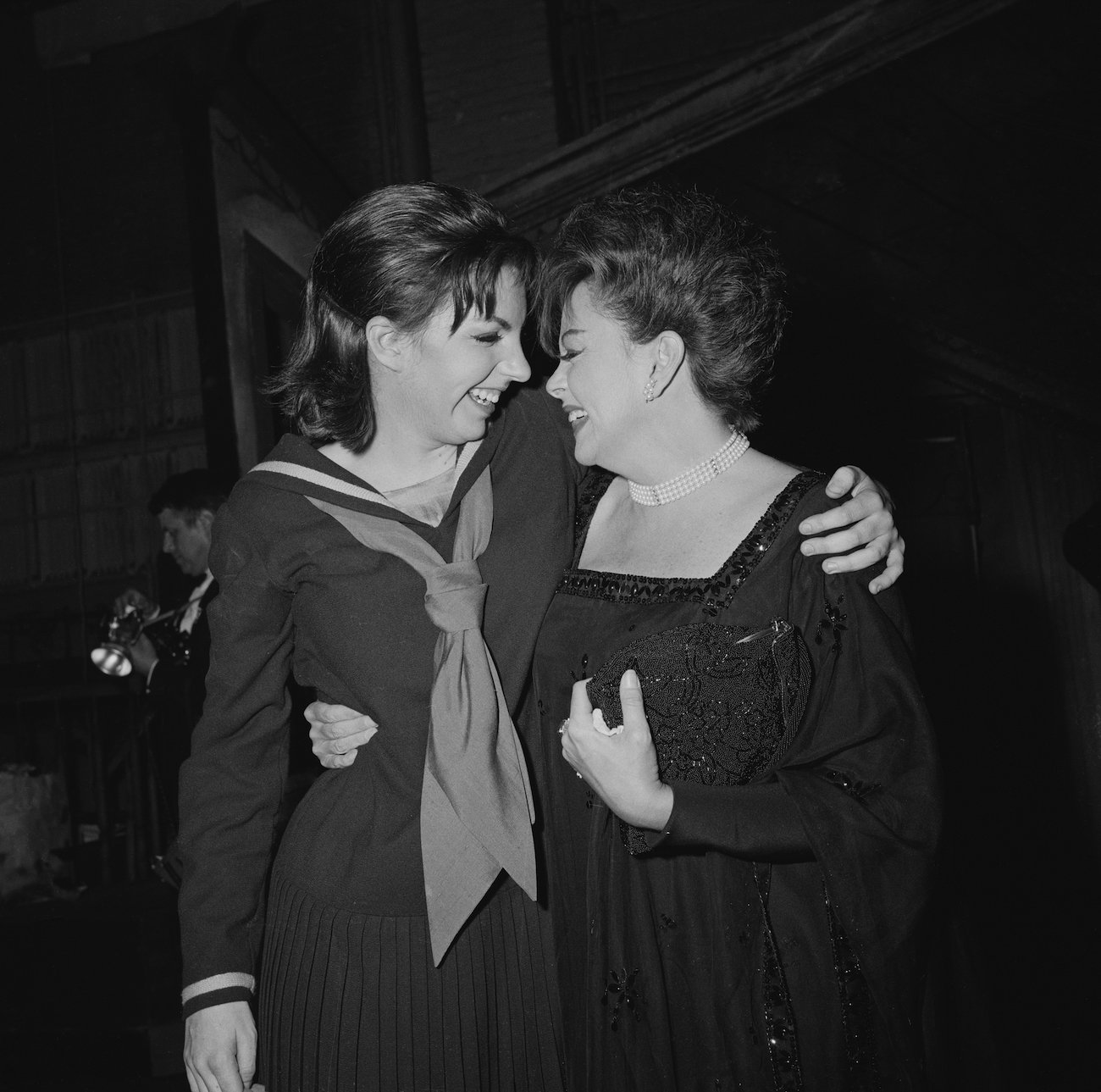 Liza Minnelli and Judy Garland