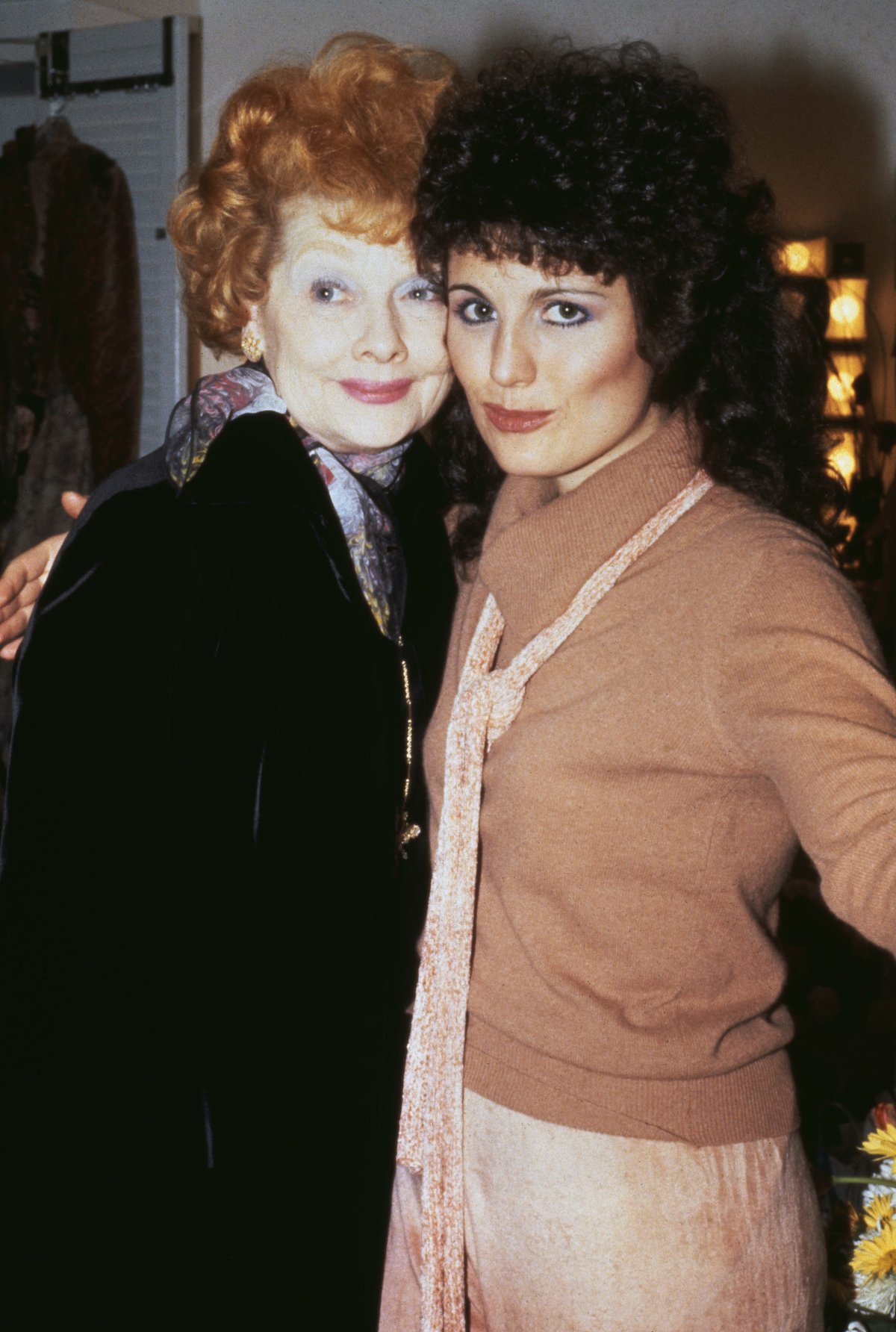Lucille Ball and Lucie Arnaz out together