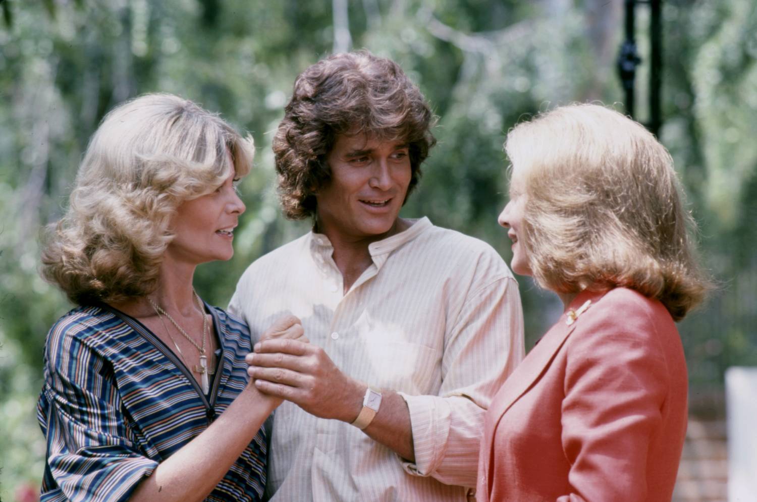 Marjorie Lynn Noe Landon, Michael Landon, Barbara Walters appearing on the ABC tv special 'The Barbara Walters Special'.