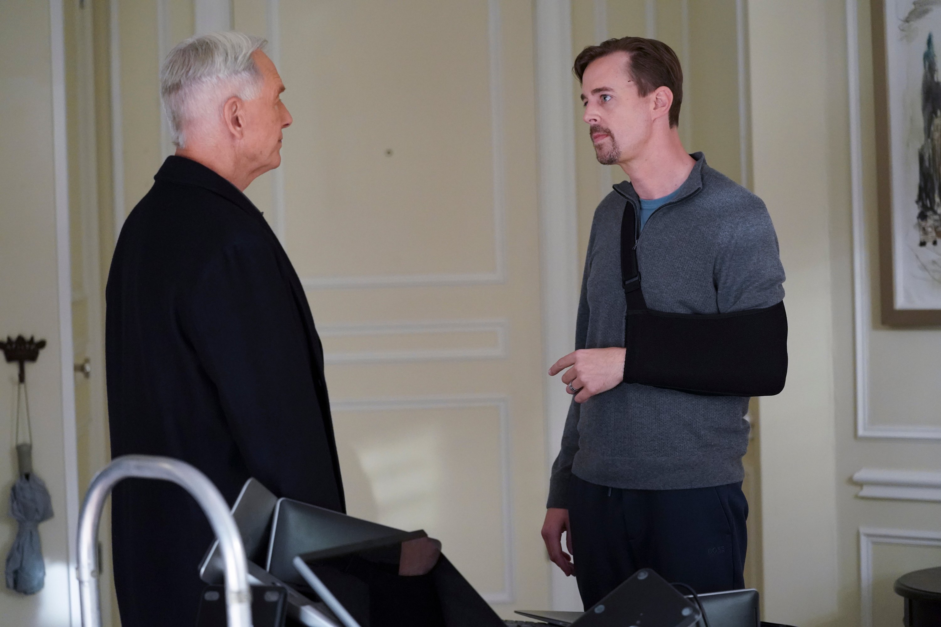 Mark Harmon and Sean Murray on 'NCIS' |  Sonja Flemming/CBS via Getty Images