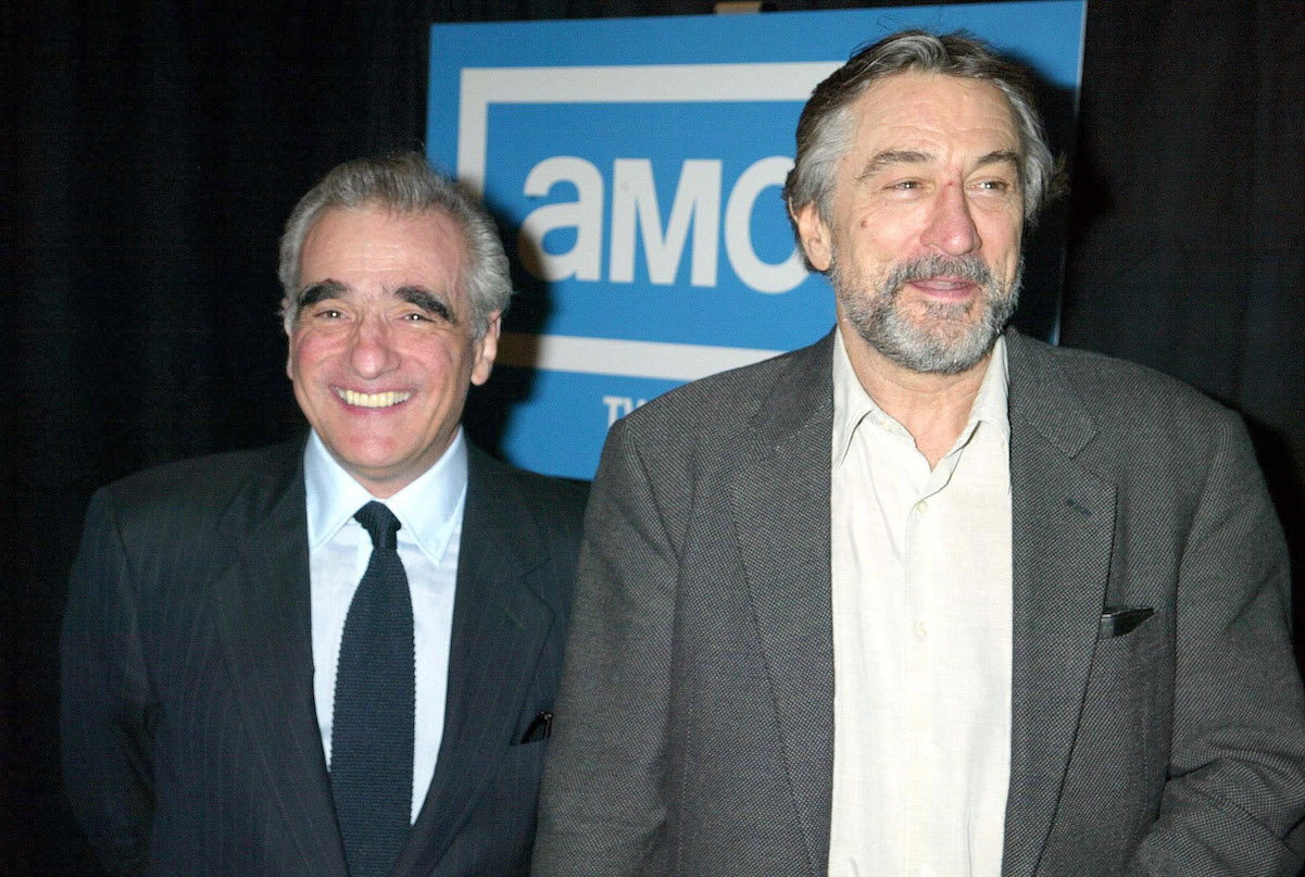 Martin Scorsese (left) and Robert De Niro