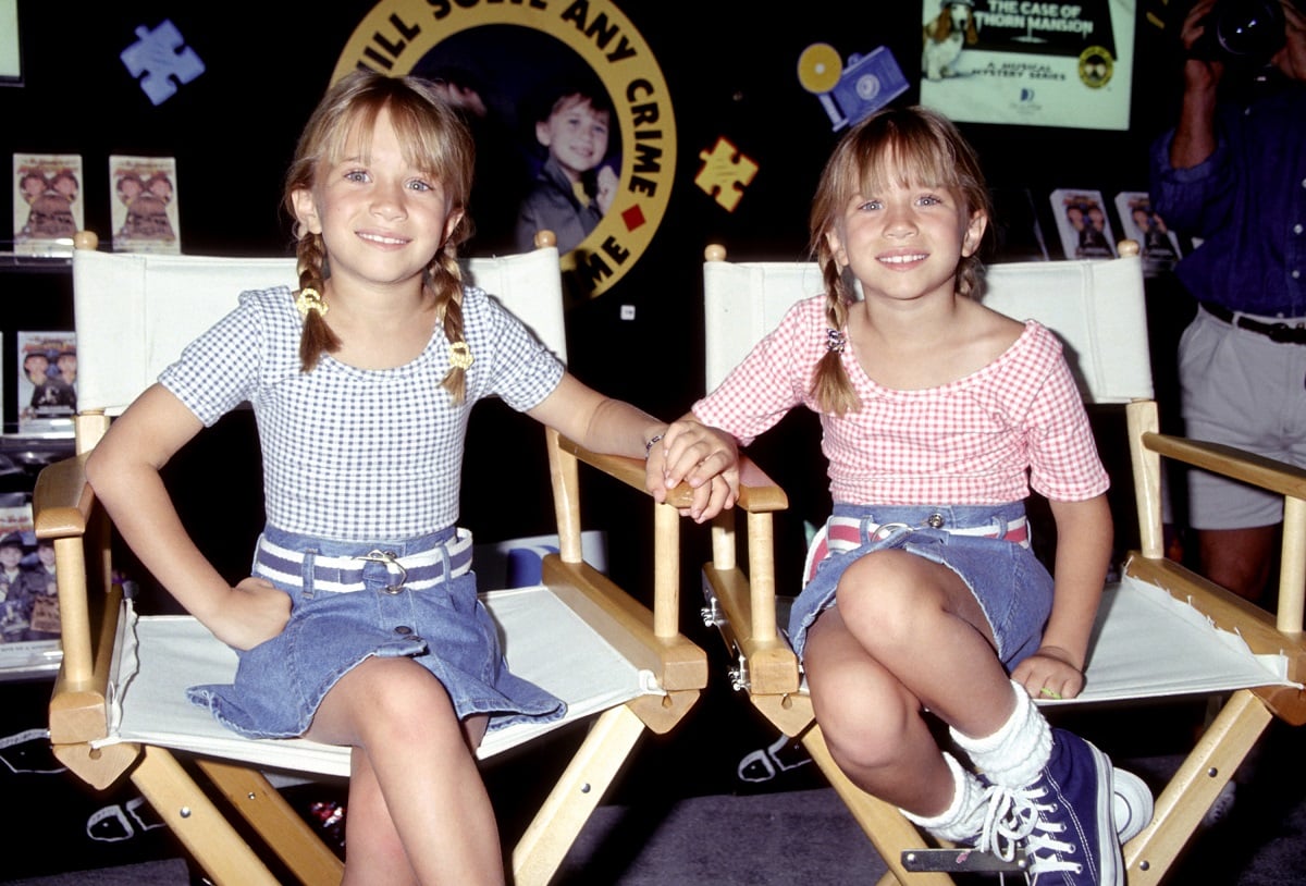 Mary-Kate Olsen and Ashley Olsen in 1996